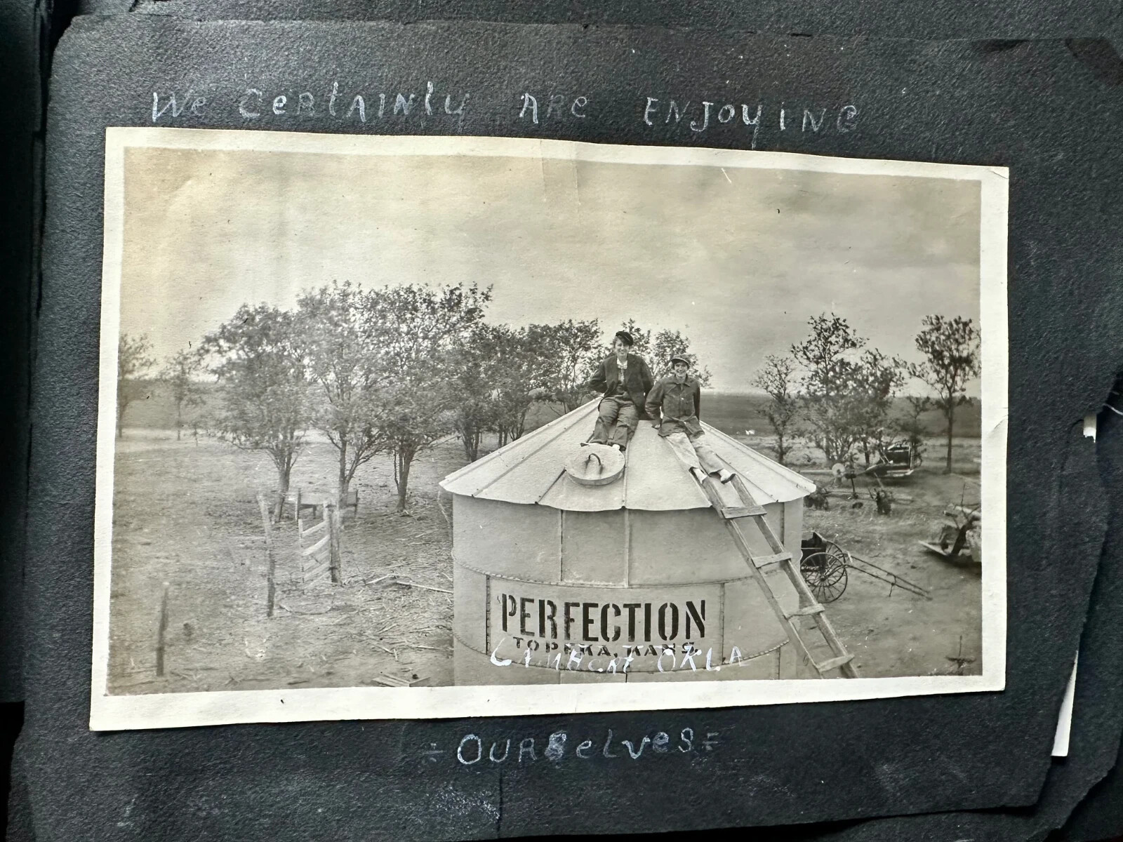 Amazing 1900s 1910s Snapshot Photo Album 100 Images Cars Animals Sports OKLAHOMA