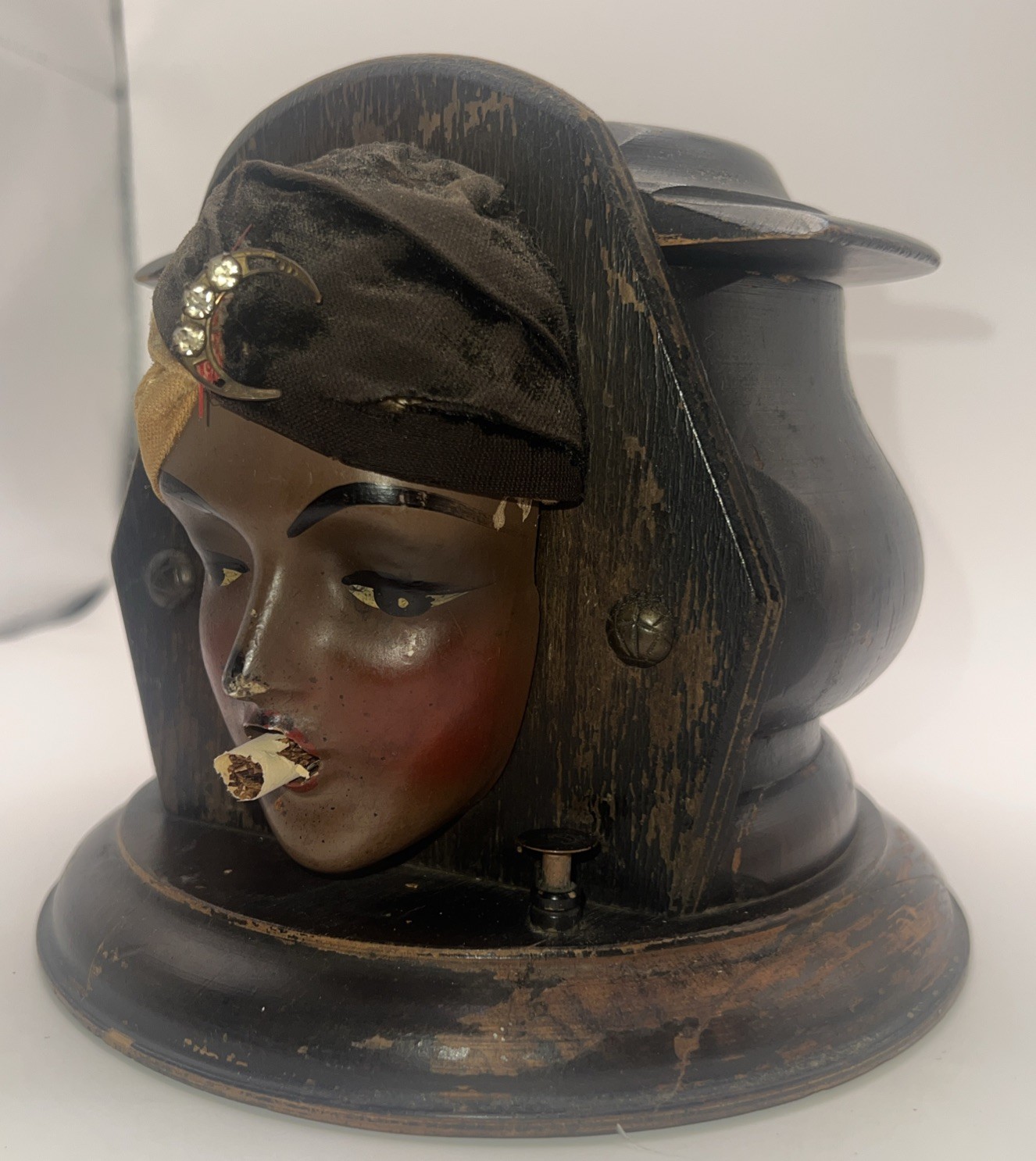ART DECO Gypsy Fortune Teller Cigarette Dispenser Kindel & Graham -Pretty Face ART DECO Gypsy Fortune Teller Cigarette Dispenser Kindel & Graham -Pretty Face