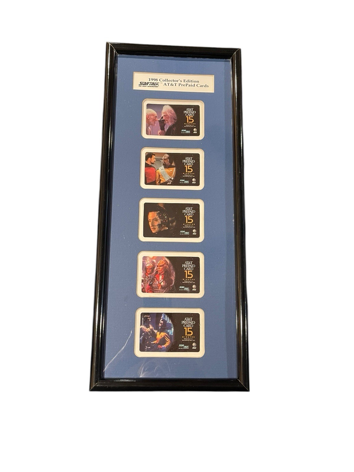 1998 Star Trek Next Generation Series AT&T Prepaid Cards Limited Edition 358/700 1998 Star Trek Next Generation Series AT&T Prepaid Cards Limited Edition 358/700
