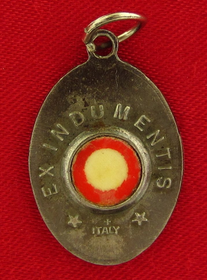 Vintage SAINT JUDE Relic Medal 3RD CLASS Religious Catholic Relic Cloth Medal