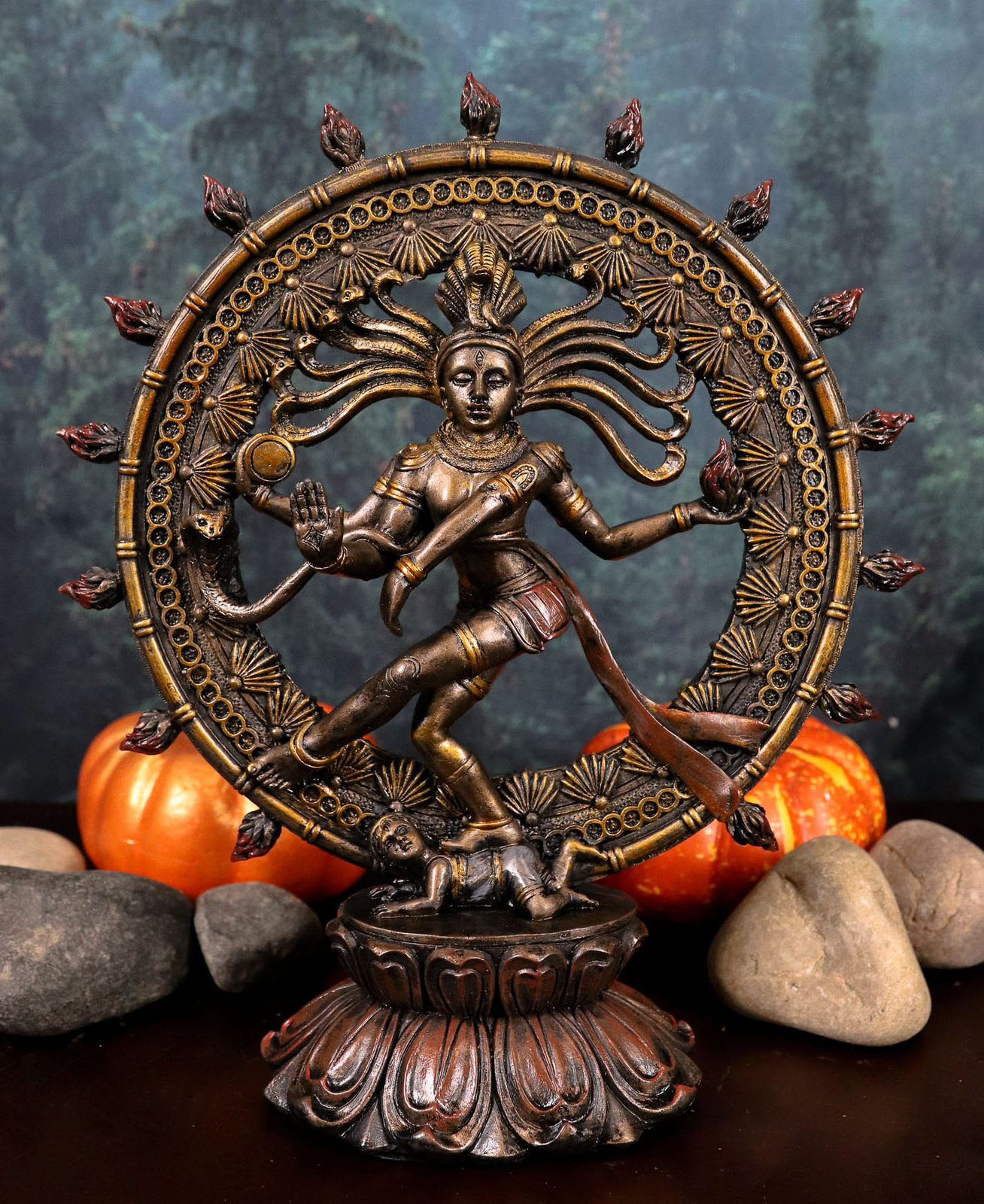 Ebros Hindu Shiva Nataraja Lord Of The Dance Cosmic Dancer God Statuette 9\ Ebros Hindu Shiva Nataraja Lord Of The Dance Cosmic Dancer God Statuette 9\
