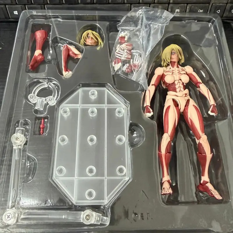 Attack on Titan Female Titan Revoltech Action Figure Anime Collectible Model