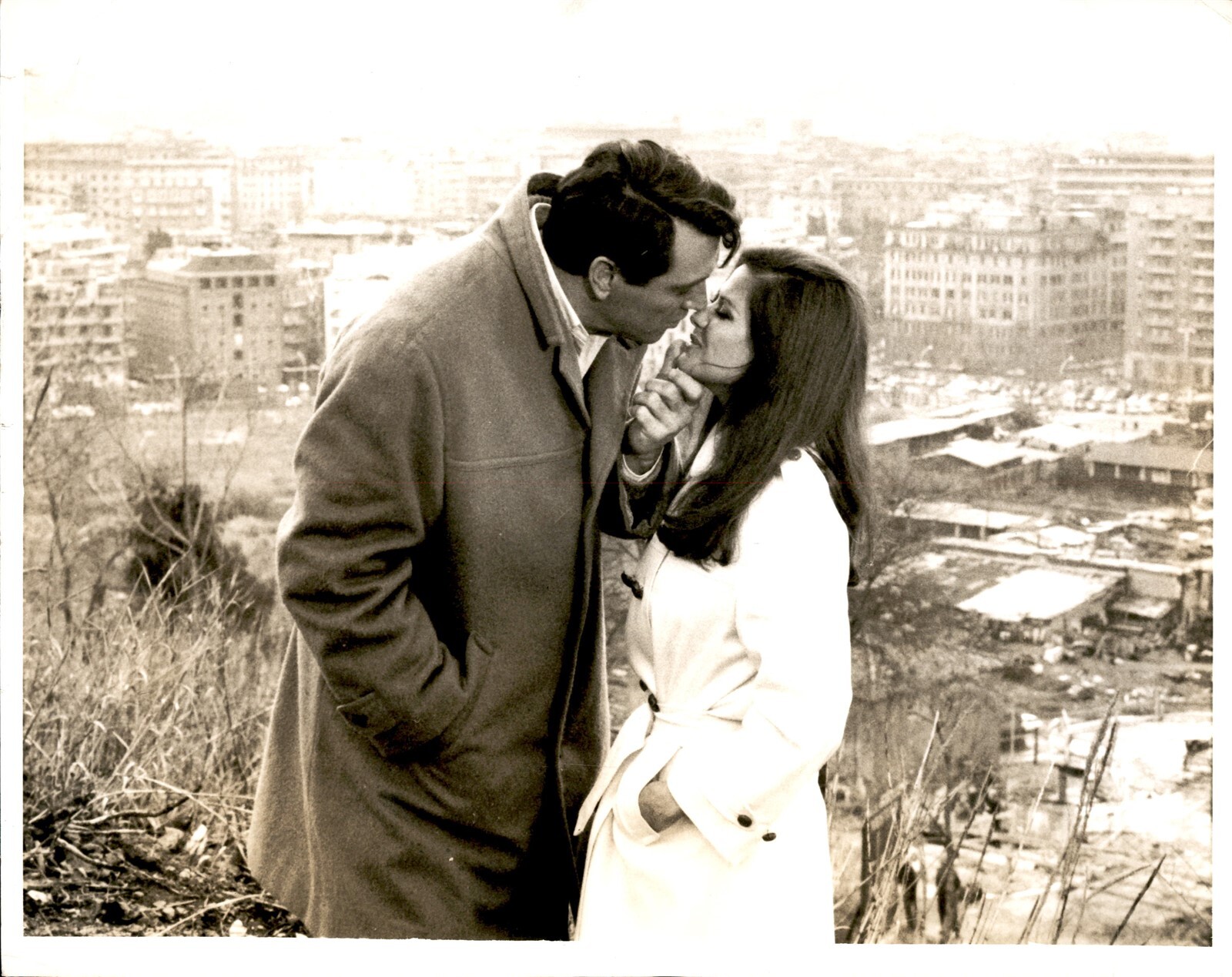 GA237 1968 Original UPI Photo ROCK HUDSON CLAUDIA CARDINALE 
