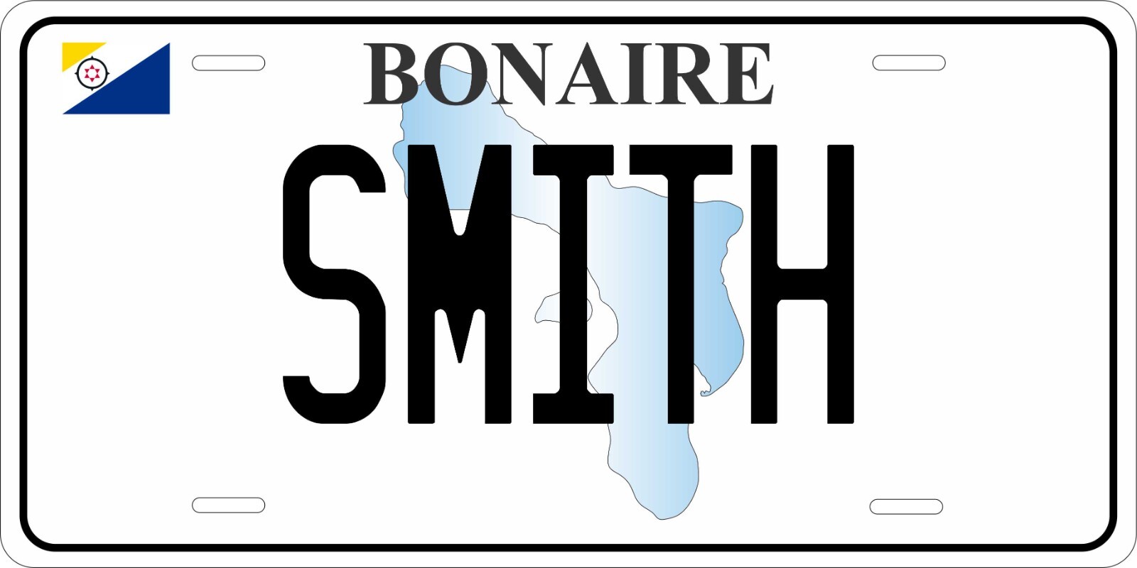 Bonaire Map License Plate Personalized Car Auto Bike Motorcycle Custom Tag Bonaire Map License Plate Personalized Car Auto Bike Motorcycle Custom Tag
