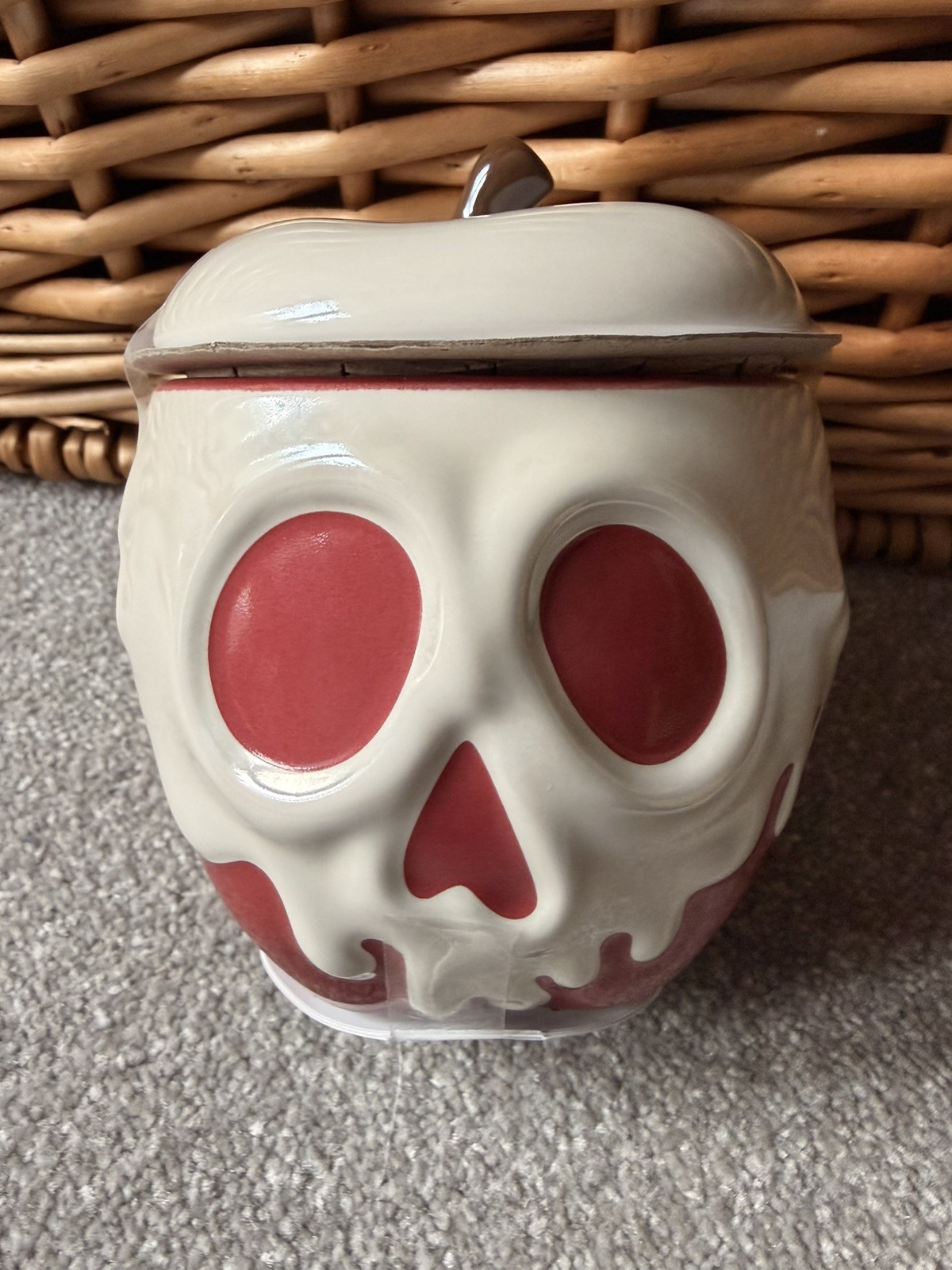 Disney Snow White Poison Apple Just One Bite Halloween Candle Spiced Apple