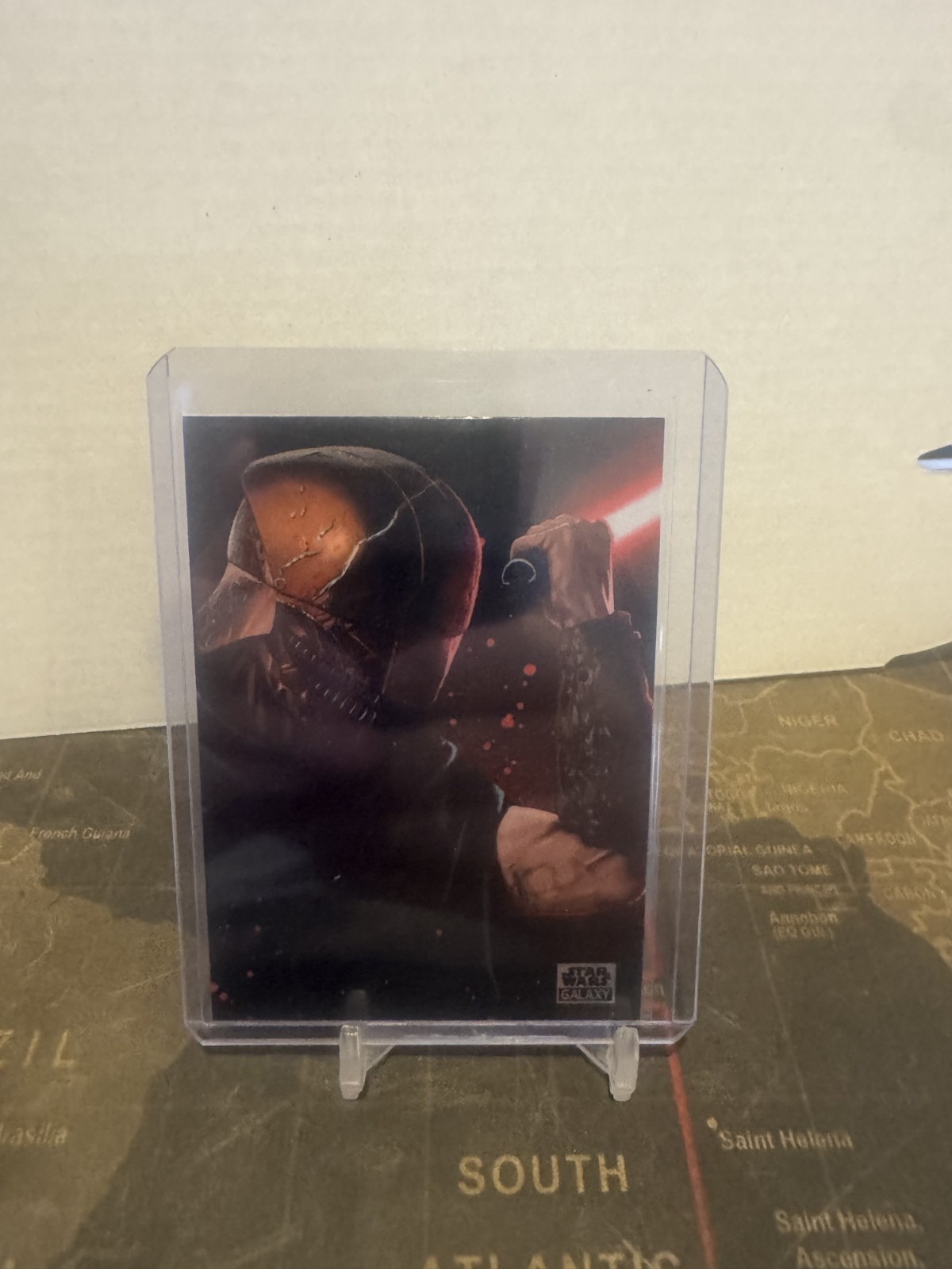 The Stranger 2025 Topps Chrome Star Wars Galaxy Fear The Dark Side Art Card