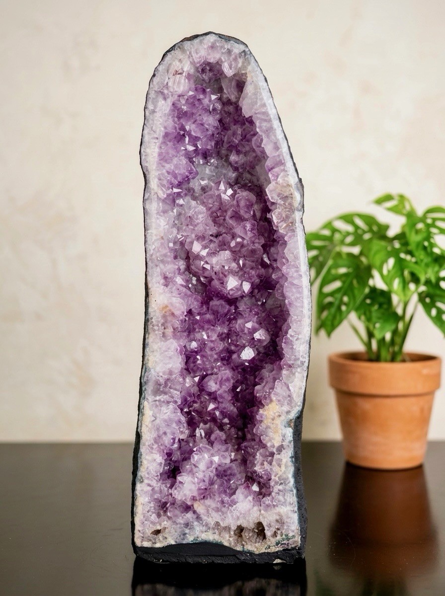 XLarge Amethyst Cathedral Amethyst Geode, Raw Amethyst Cluster, 22.4 Lb 18\ XLarge Amethyst Cathedral Amethyst Geode, Raw Amethyst Cluster, 22.4 Lb 18\