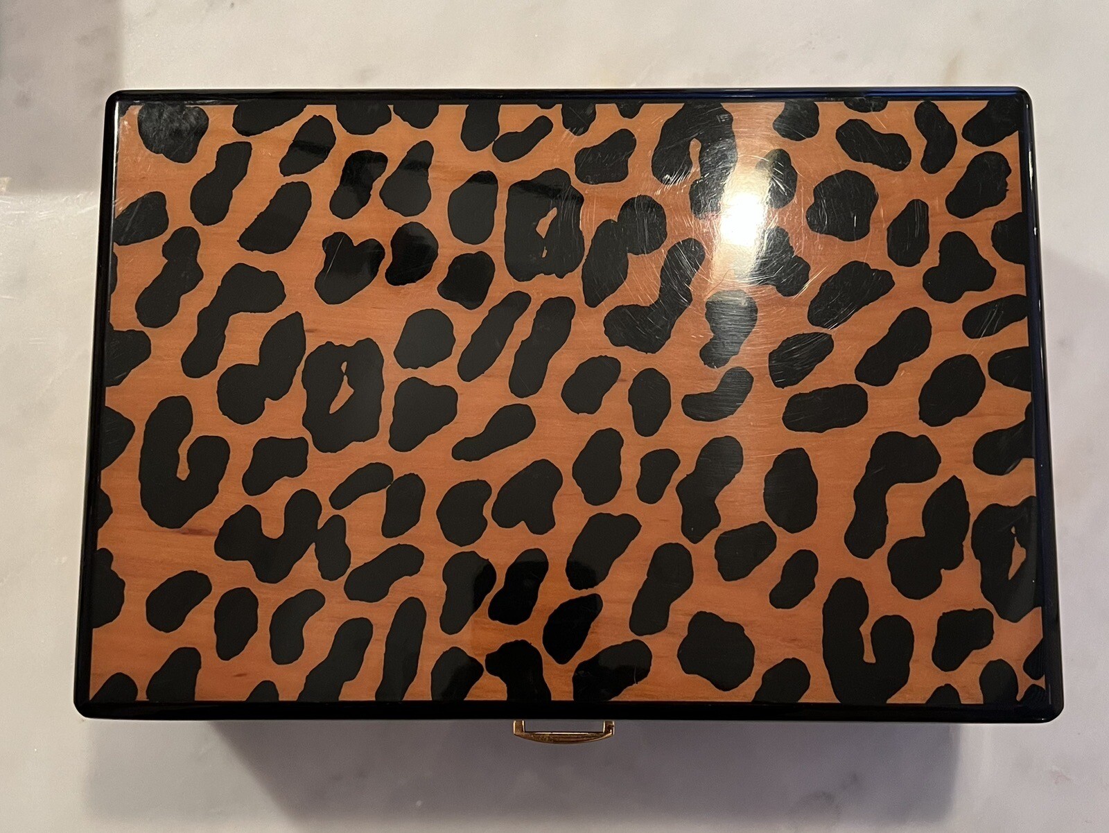 St DuPont Rare Cheetah Cigar Humidor 100 Count