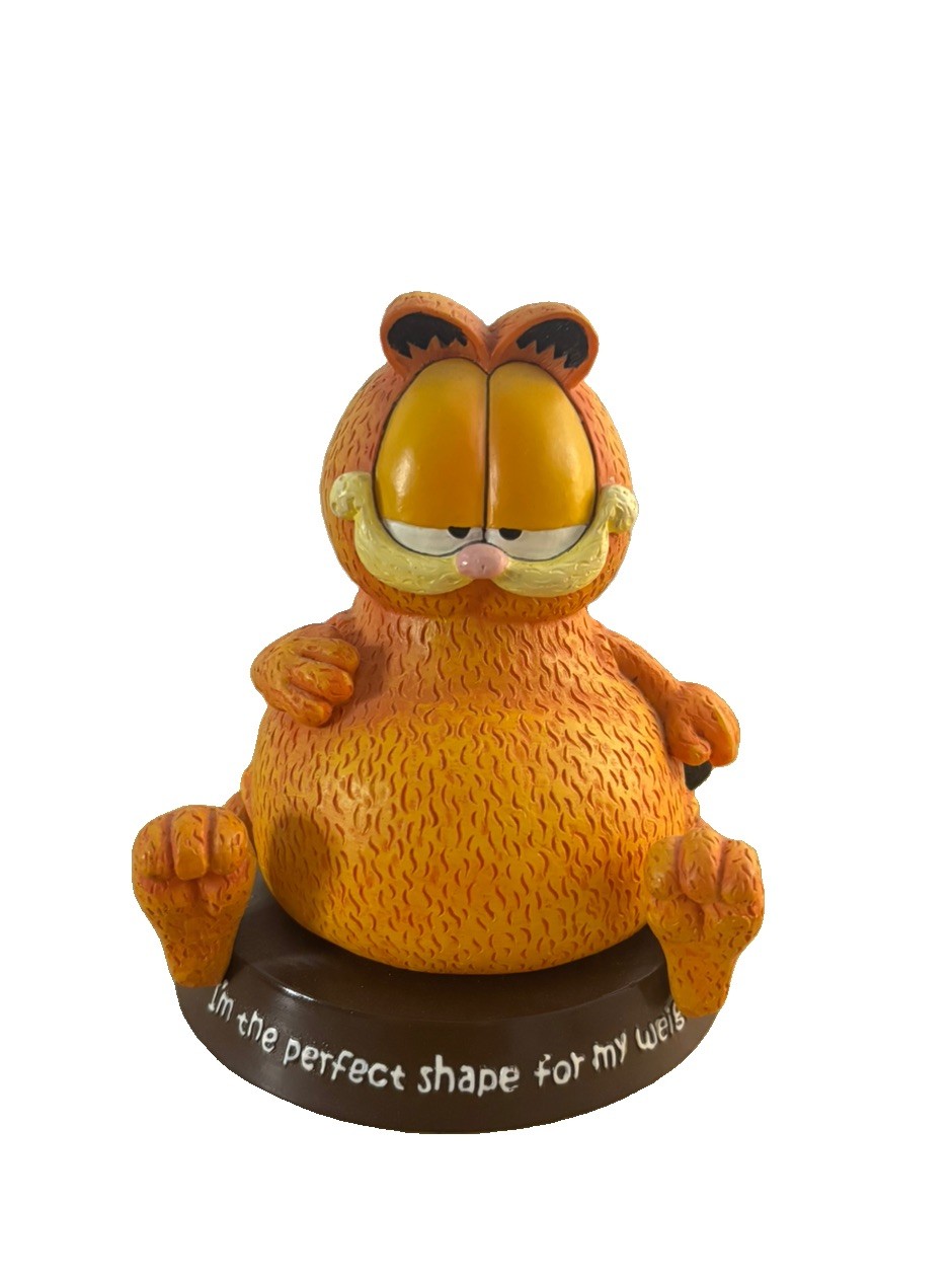 Vintage Garfield Perfect Shape 5” Resin Statue PAWS inc. Item #15275