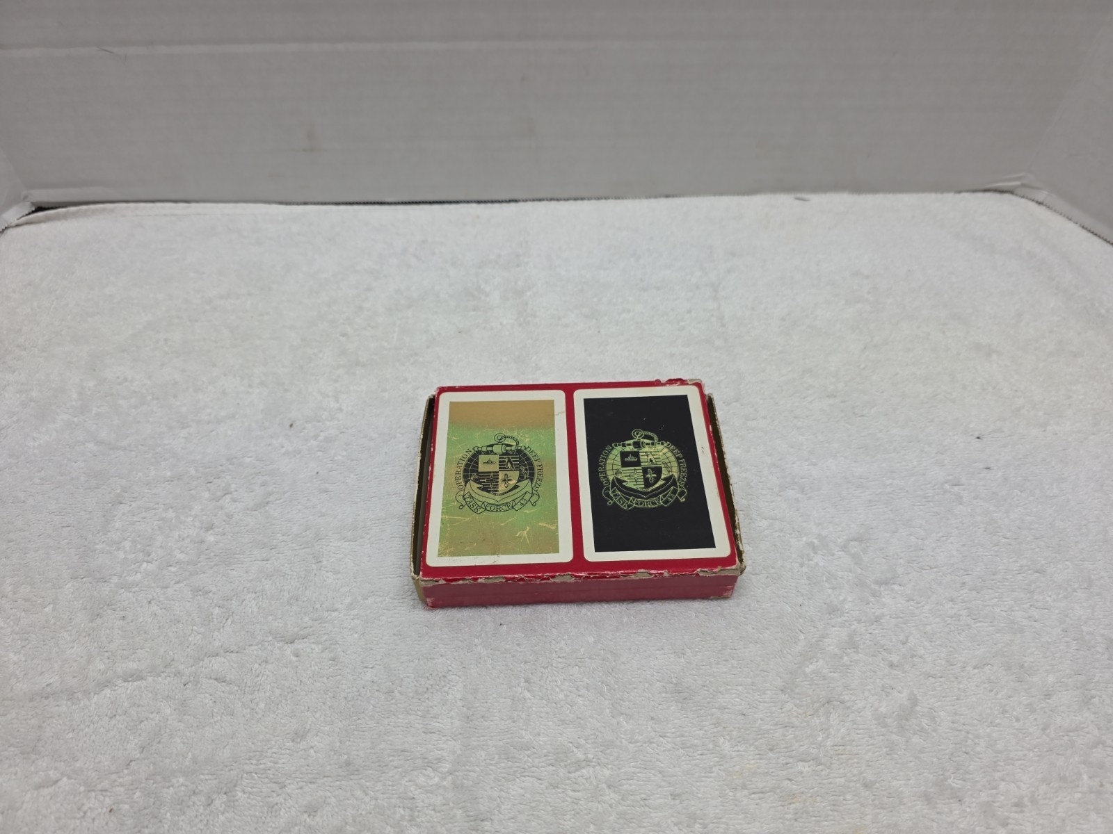 Vintage U.S. Navy Operation Deep Freeze Task Force Antarctica Playing Cards Vintage U.S. Navy Operation Deep Freeze Task Force Antarctica Playing Cards