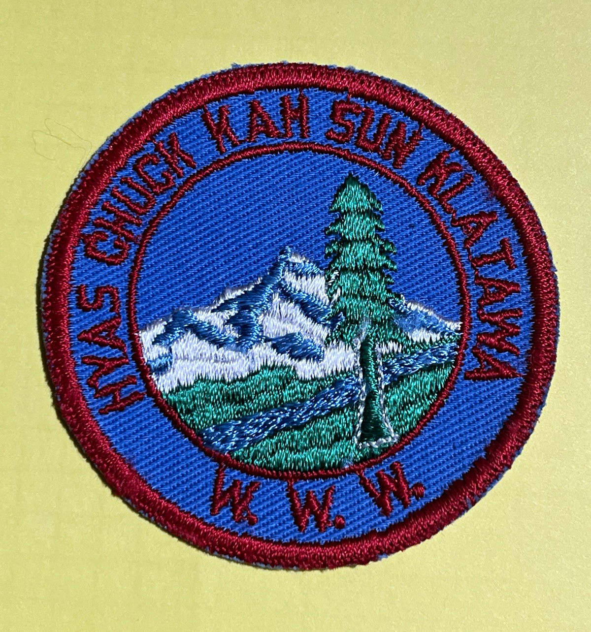 Boy Scouts Lodge 442 Round Embroidered 