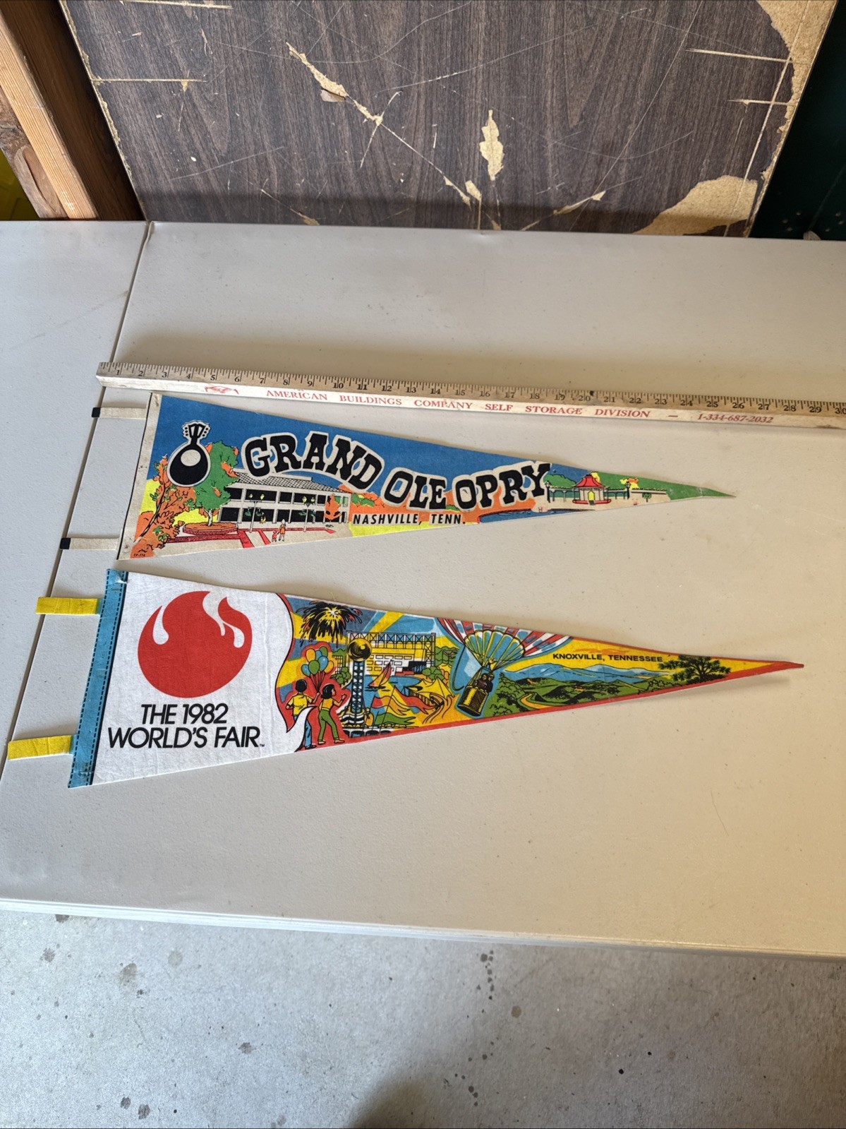 Vintage Grand Ole Opry 1982 World’s Fair Felt Pennants Lot of 2 Vintage Grand Ole Opry 1982 World’s Fair Felt Pennants Lot of 2