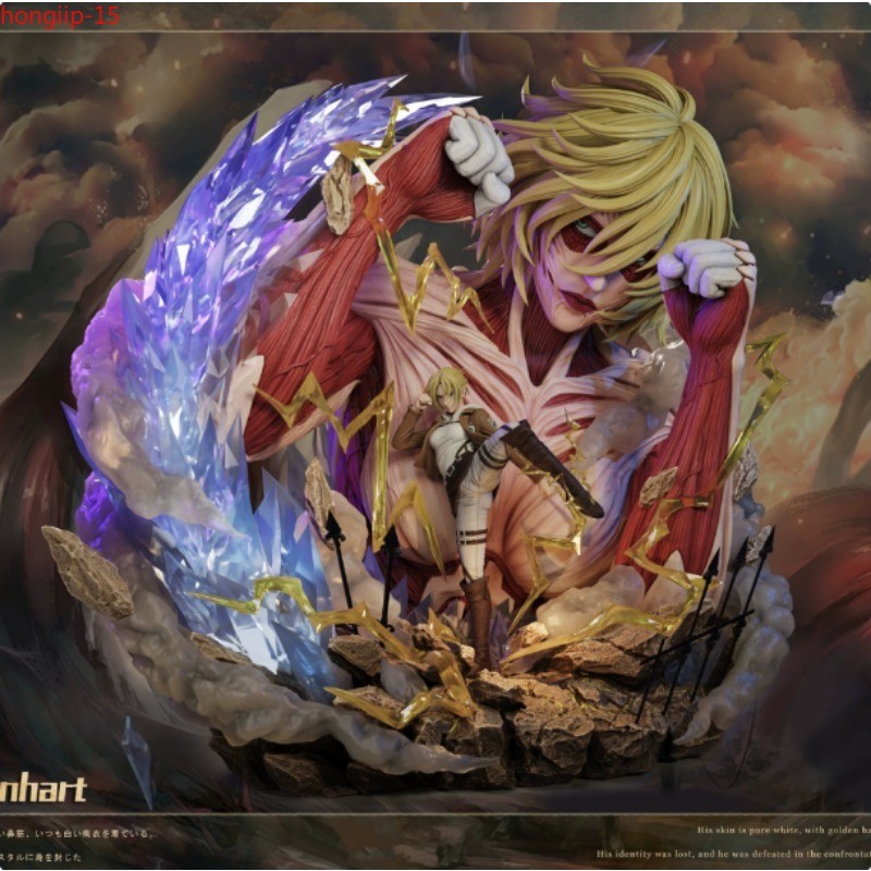 1/6 Attack On Titan Annie Leonhart GK Figure Anime Statue Decor Collectible Gift