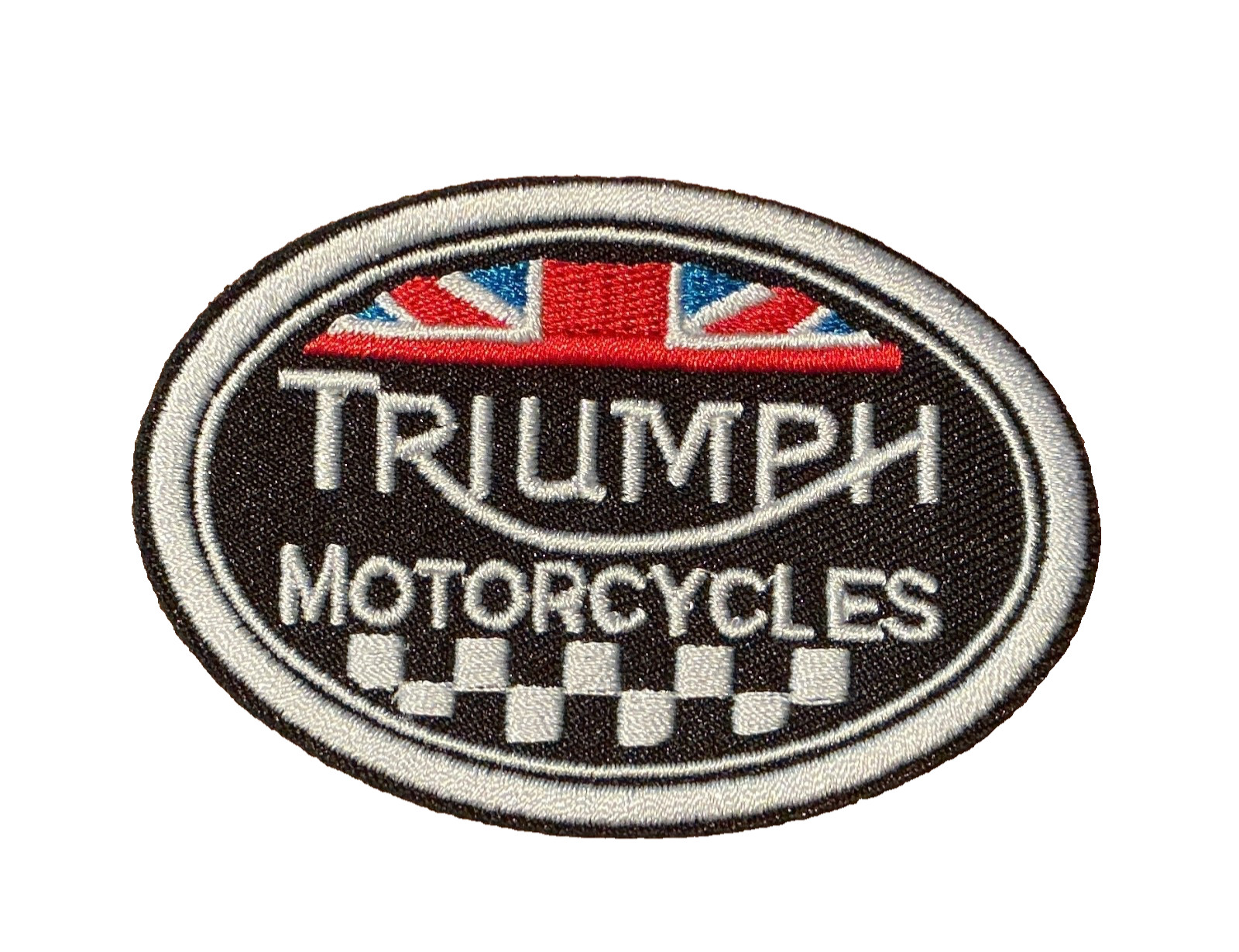 TRIUMPH MOTORCYCLES - Biker British Racing - Embroidered Sew/Iron-On Patch