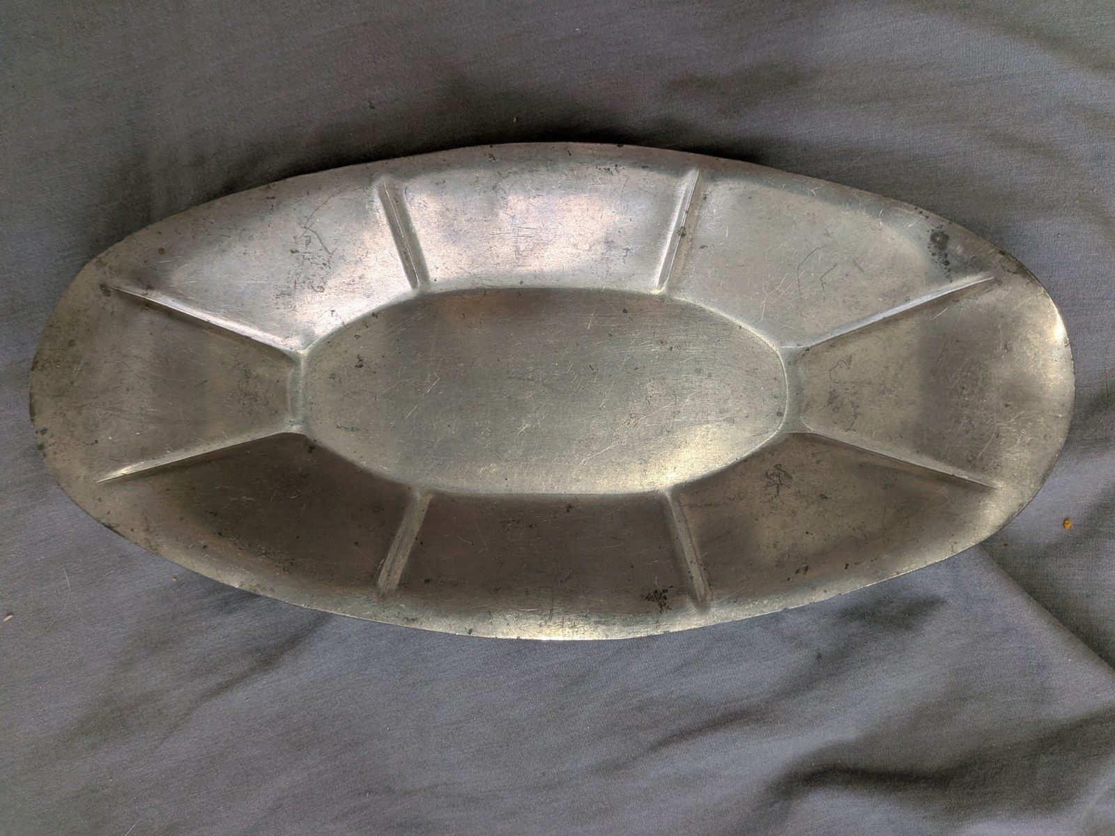 Vintage National Pewter Style #4411 MCM Chippendale Style 14