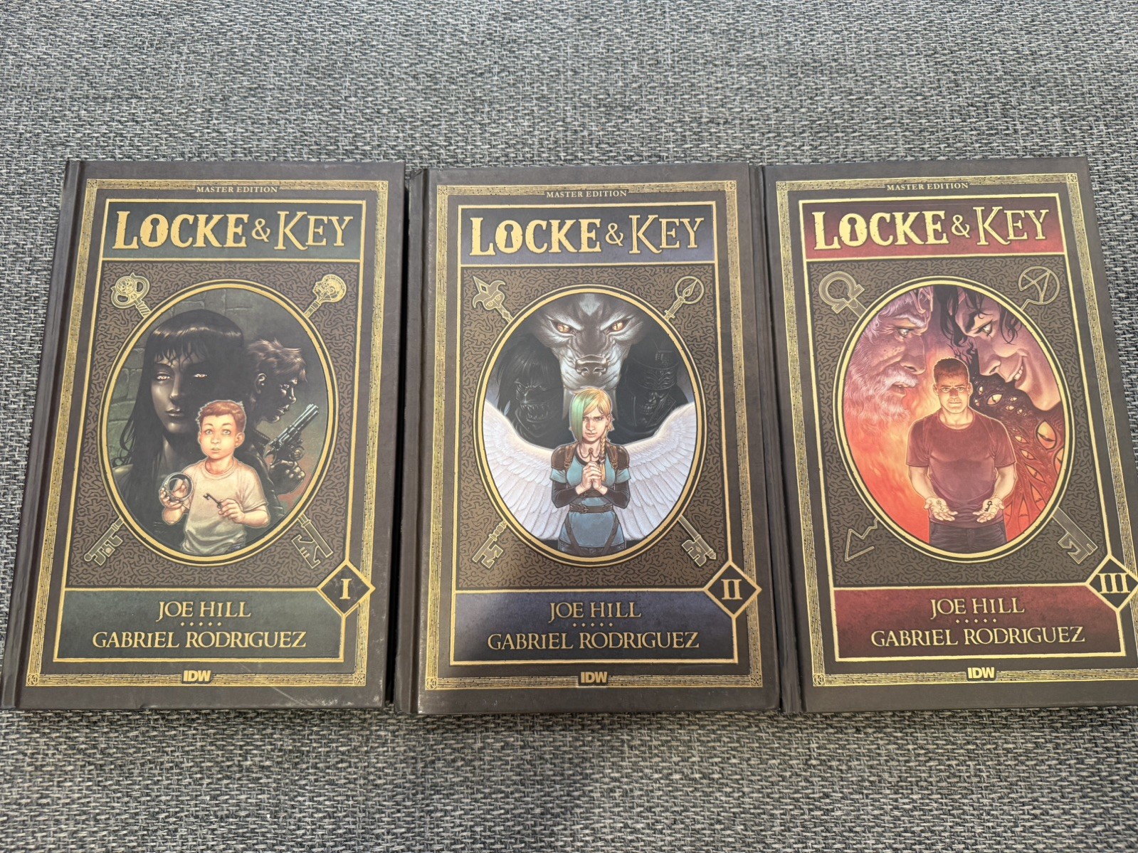 LOCKE & KEY Master Edition Volumes 1, 2, & 3 Hardcover Set by Joe Hill IDW LOCKE & KEY Master Edition Volumes 1, 2, & 3 Hardcover Set by Joe Hill IDW
