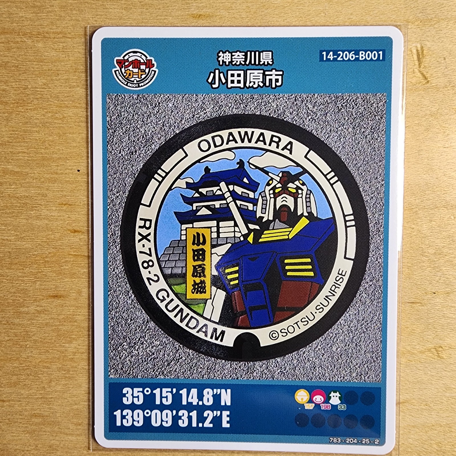 Odawara gundam Manhole card