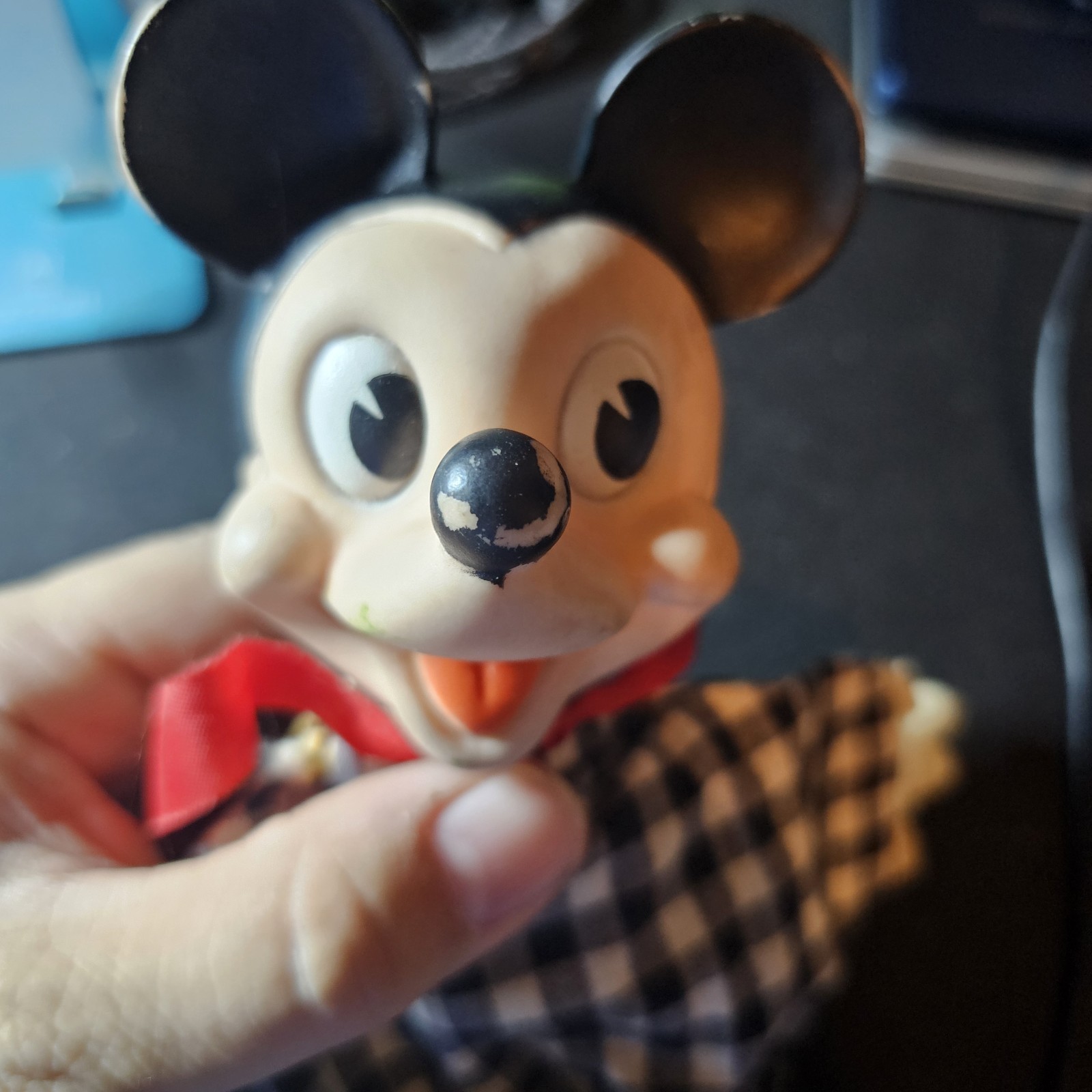 Vintage 1950s Walt Disney Micky Mouse Hand Puppet by Gund MFG USA with Tag 10\