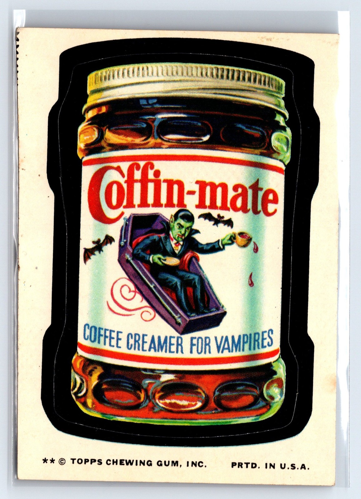 1973 Topps Wacky Packages Coffin-mate 1973 Topps Wacky Packages Coffin-mate