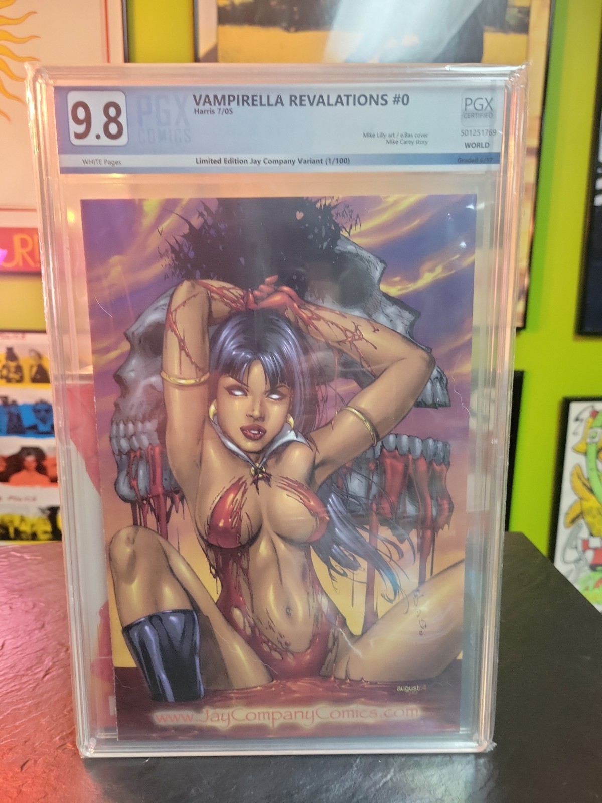 Vampirella Revelations 0 PGX 9.8 Jay Company Virgin Variant Harris 2005 LTD 100