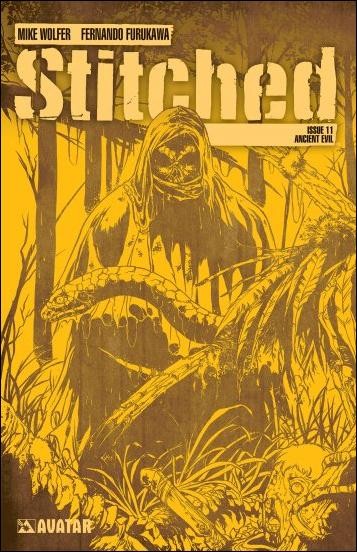 Stitched #11C VF/NM; Avatar | Mike Wolfer Ancient Evil Variant - w/Bag+Board Stitched #11C VF/NM; Avatar | Mike Wolfer Ancient Evil Variant - w/Bag+Board