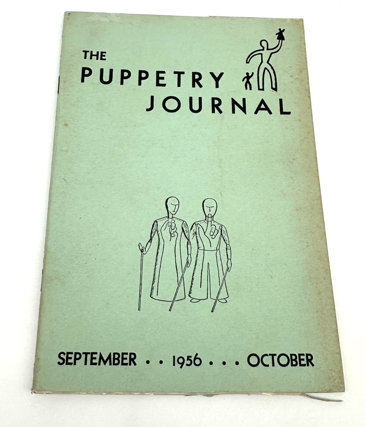 The Puppetry Journal September October 1956 Puppeteers of America Rare Issue