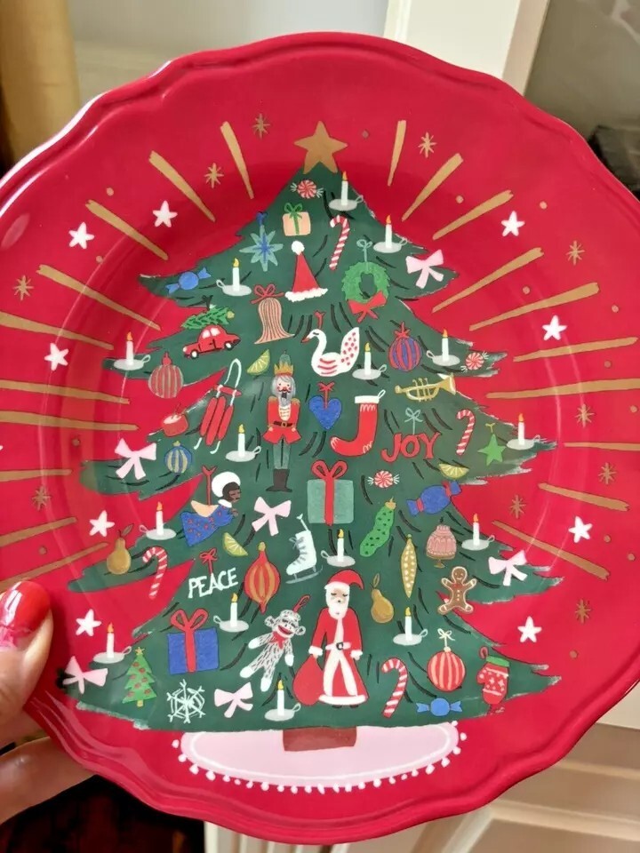 Pottery Barn PLATE holiday Nutcracker 12 Days Christmas party kid Disney SET 4 ` Pottery Barn PLATE holiday Nutcracker 12 Days Christmas party kid Disney SET 4 `