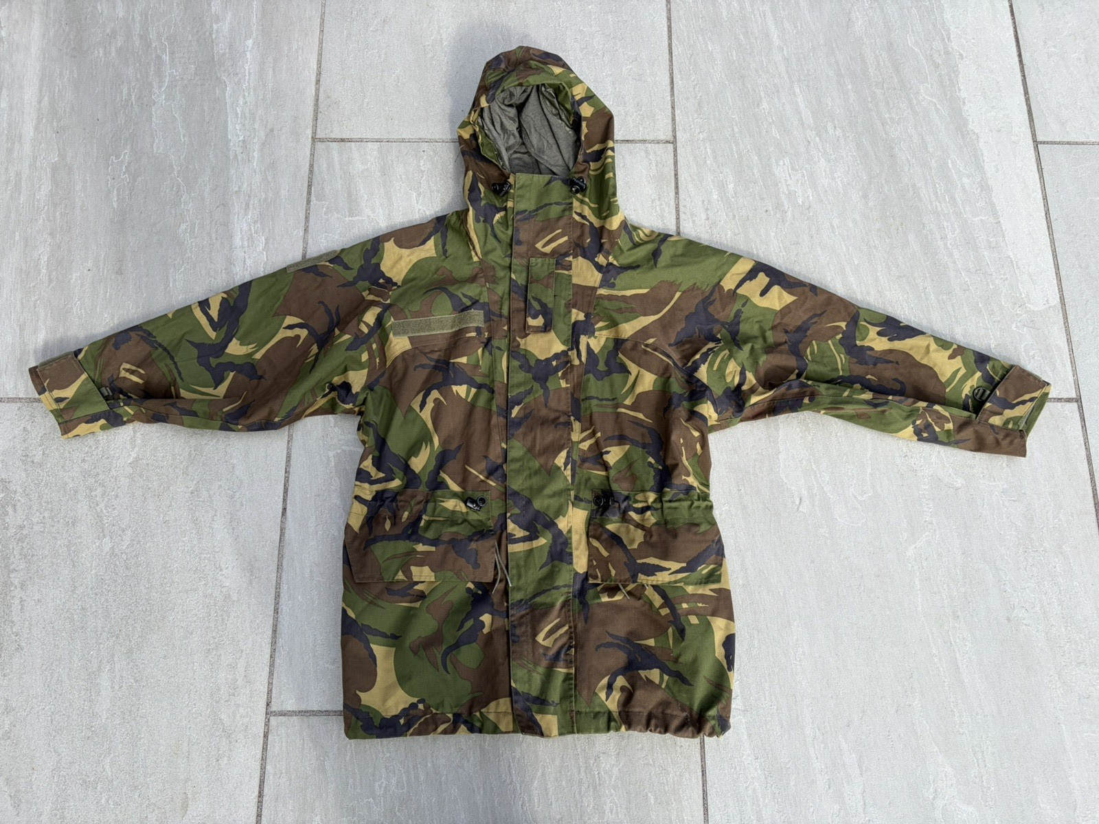 Genuine Dutch Army Waterproof Bi-Laminated Combat Parka DPM Camouflage