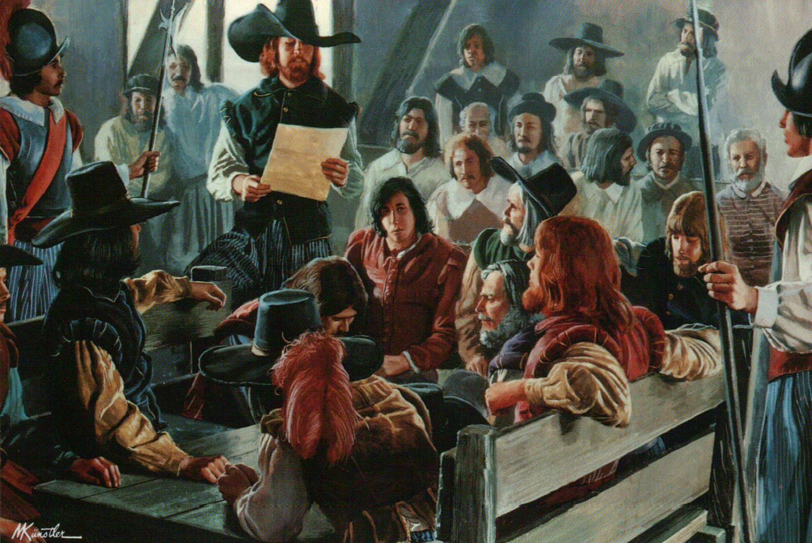 First Legislative Assembly Jamestown VA 1619 American History - 6\