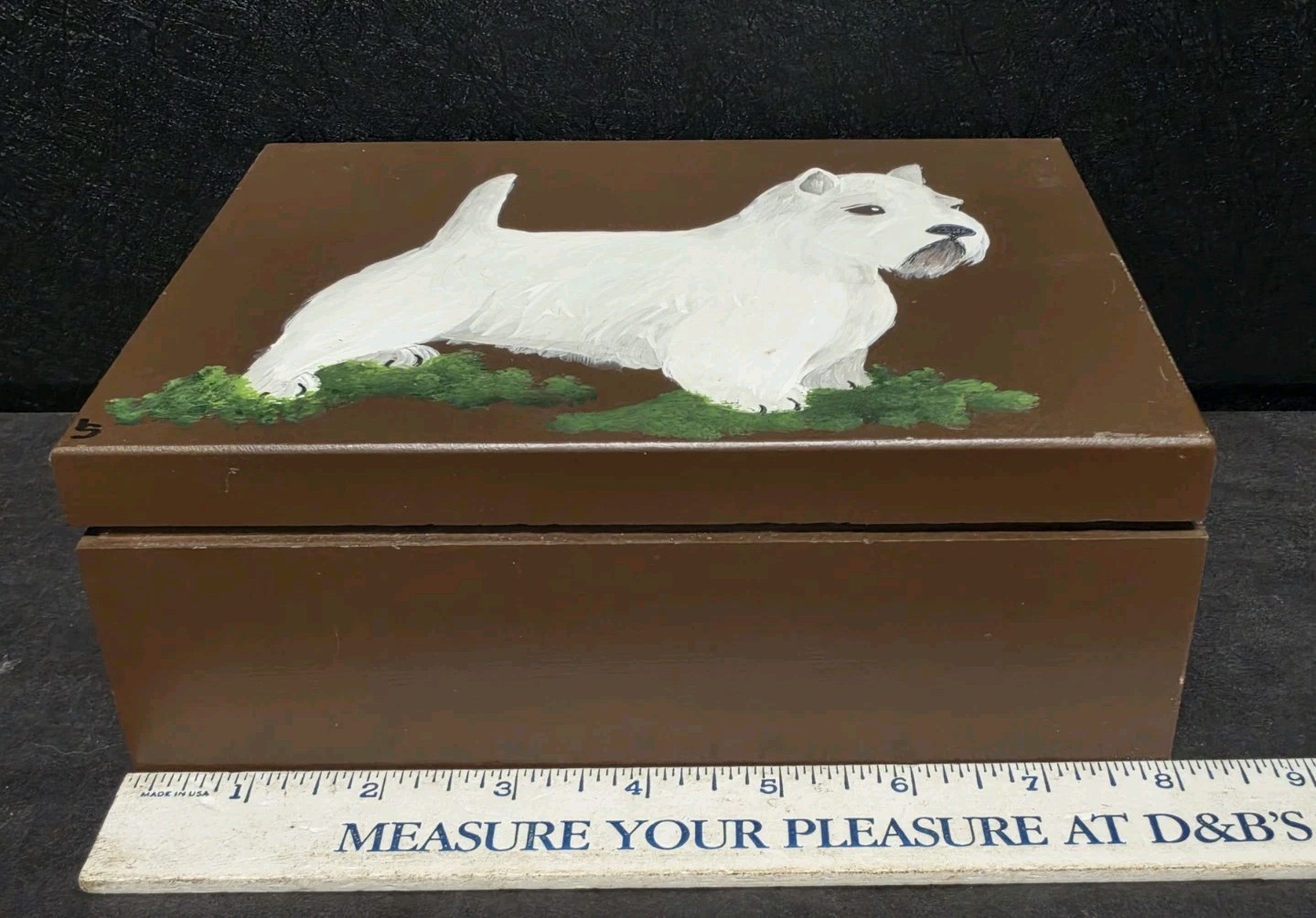 West Highland White Terrier Hand Painted Felt Lined 8\