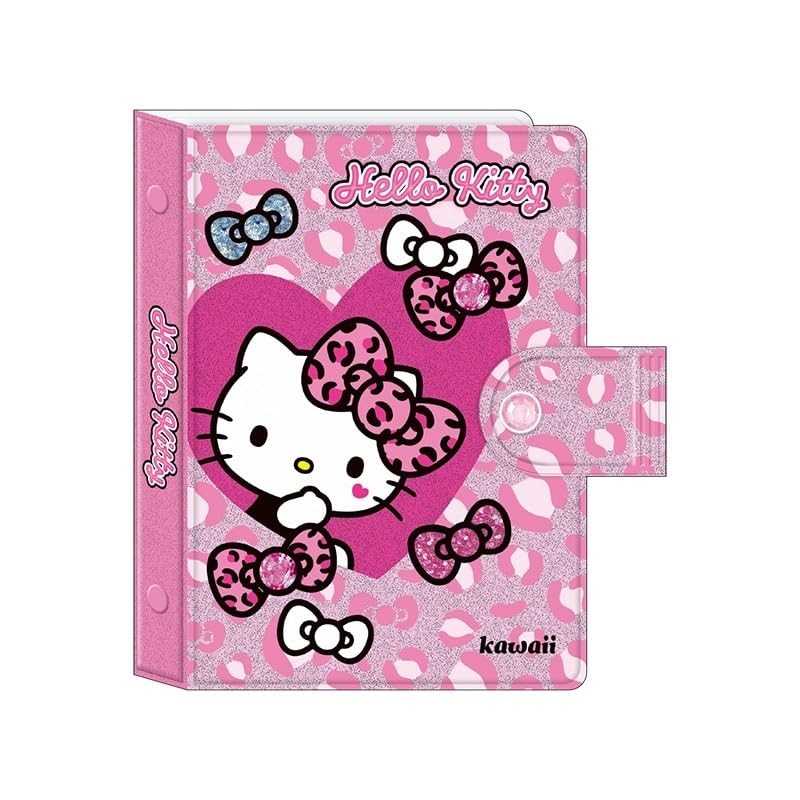Kamiojapan Hello Kitty Sticker Binder - Leopard Print