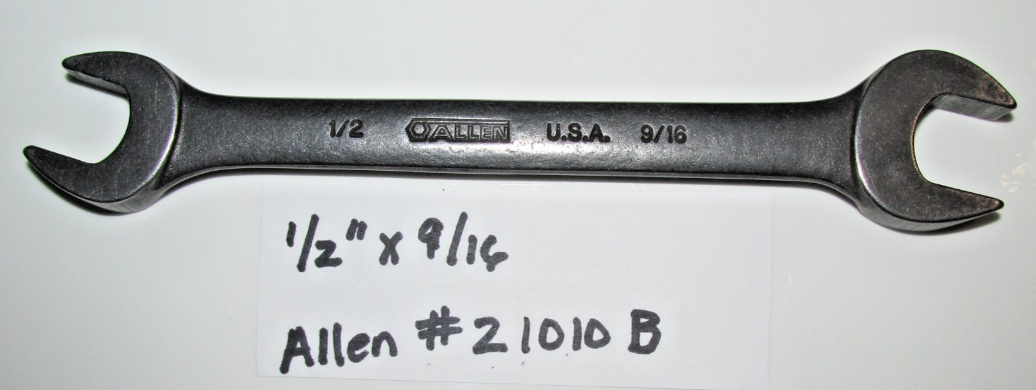 Allen Double Open-End SAE Wrench #21010B, 1/2\