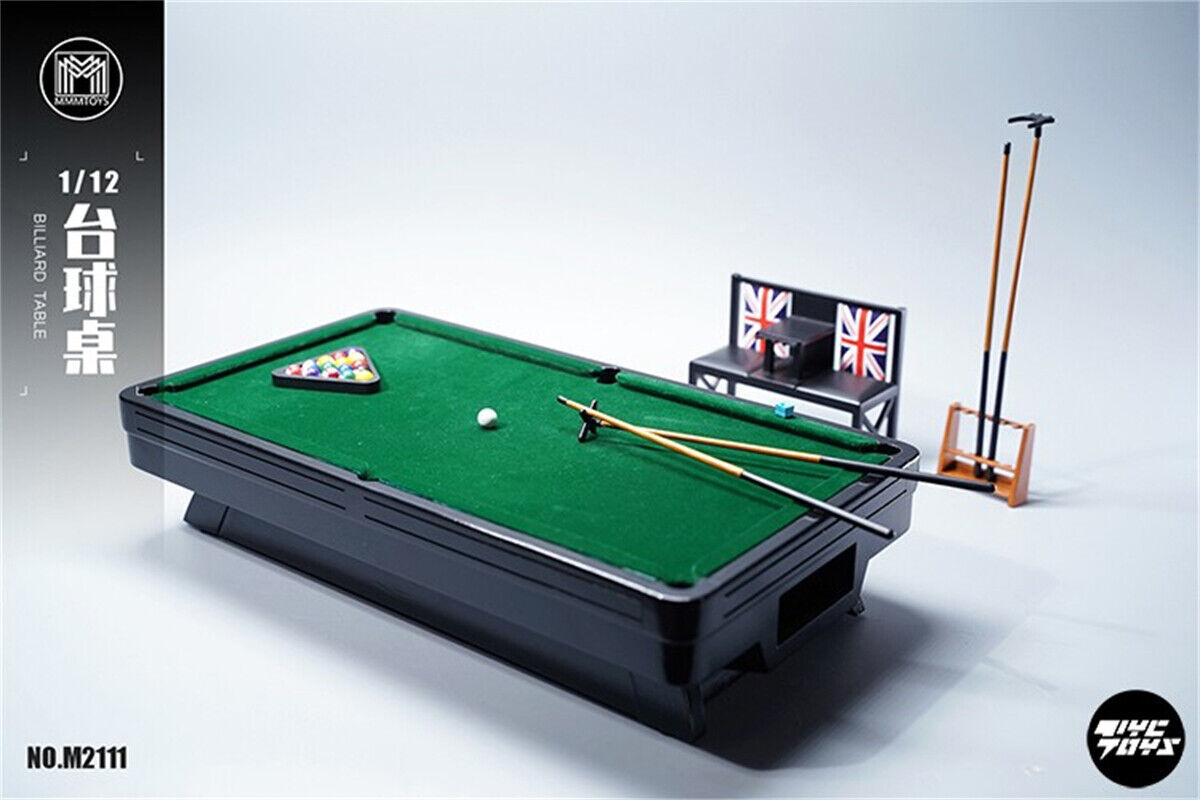 MMMTOYS M2111 1/12th Billiard Table Prop For 1/12th Figure New In Stock