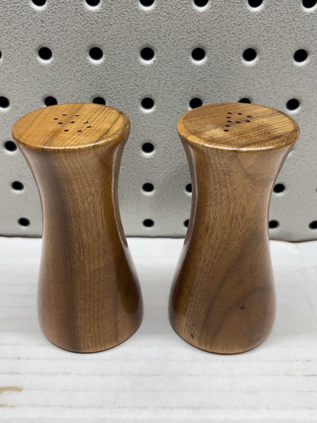 Vintage MCM Dansk Salt Shaker / Pepper Shaker Set in Teak Wood. Super nice