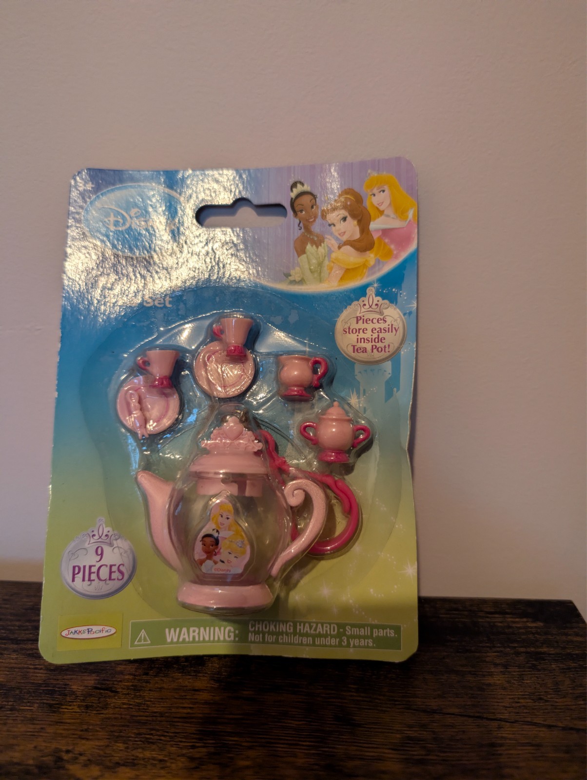 disney miniature tea set keyring jakks pacific 2013