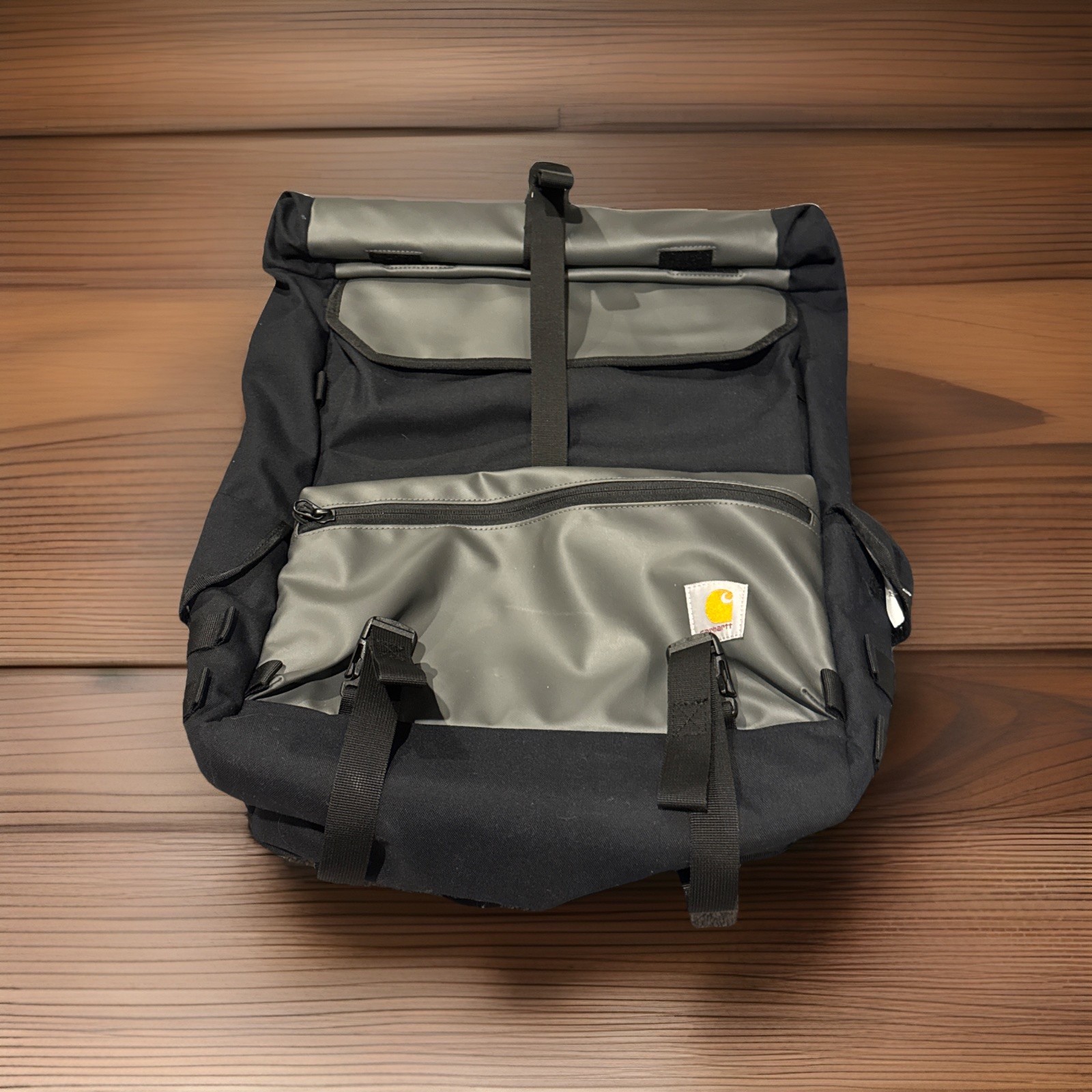 Carhartt 40L Nylon Roll Top Backpack, Heavy-Duty Water-Resistant Material