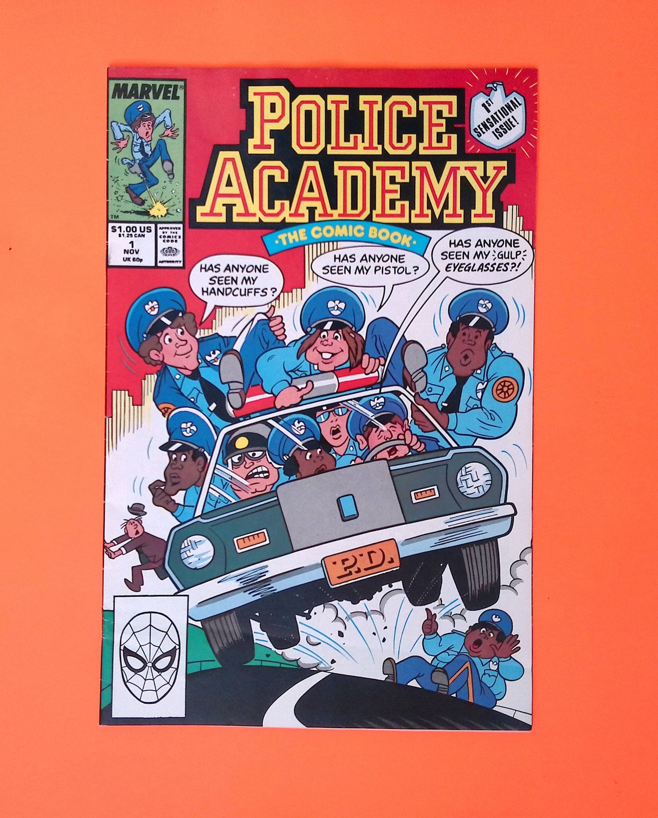 Police Academy #1 1989 Marvel Comics 1st App WE COMBINE SHIP RY121-106