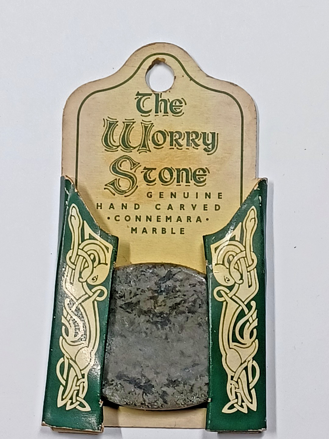 Vintage Connemara Marble - Irish WORRY Stone - In Original Packaging Vintage Connemara Marble - Irish WORRY Stone - In Original Packaging