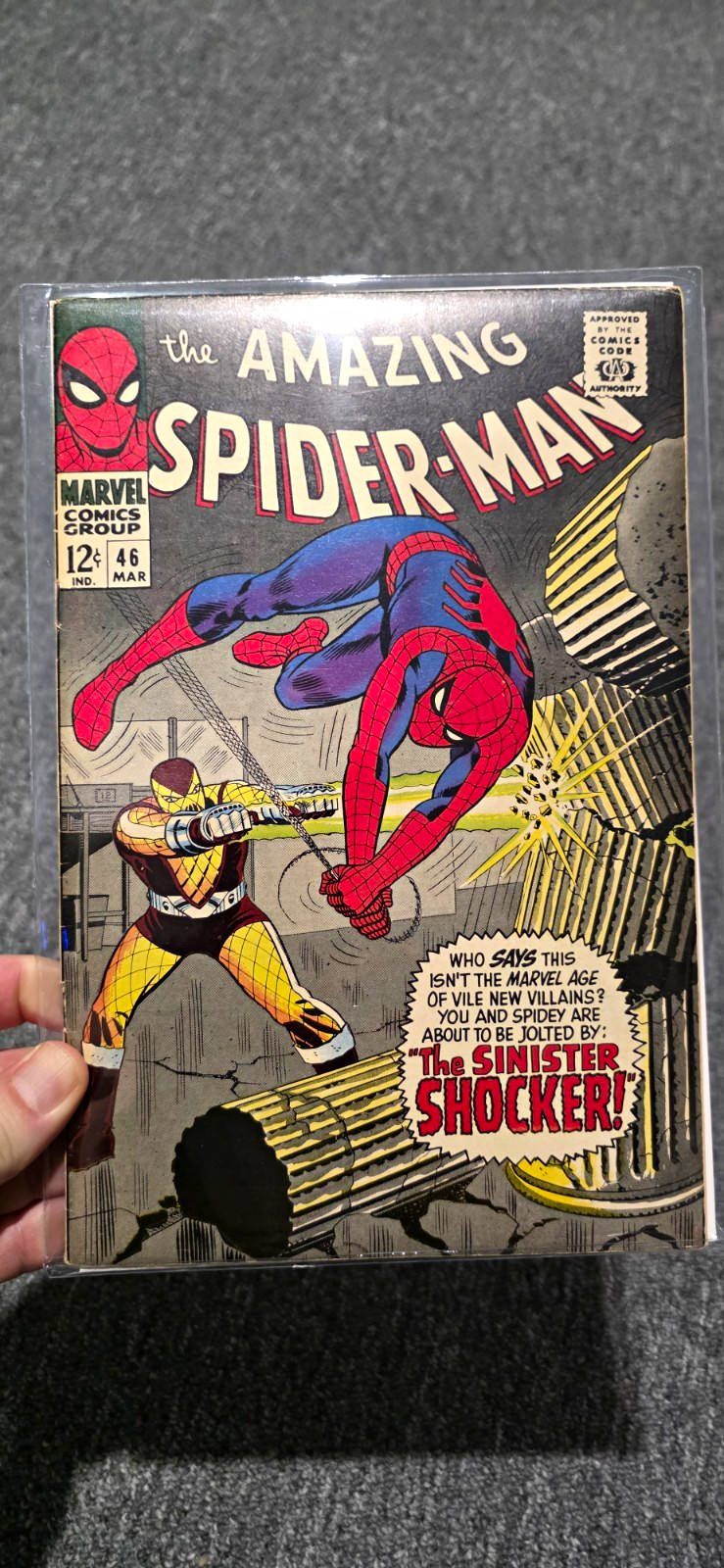 Amazing Spider-Man #46 Marvel 1967,. Stan Lee John Romita Shocker 4.0 to 5.0