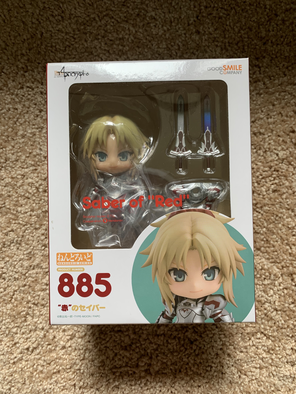 Good Smile Company Fate/Apocrypha Nendoroid 885 Saber of Red (Mordred) Good Smile Company Fate/Apocrypha Nendoroid 885 Saber of Red (Mordred)