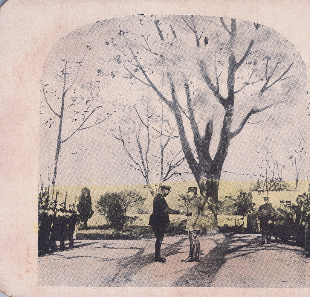 1910s StereoView Card Marshal Foch General Du Cain World War One
