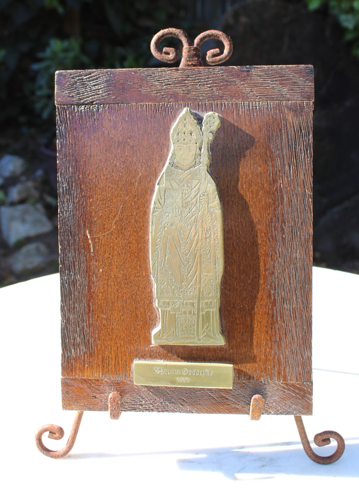Antique BISHOP THOMAS GOODRICKE of ELY RUBBING PLAGUE-ENGLAND Spiritual