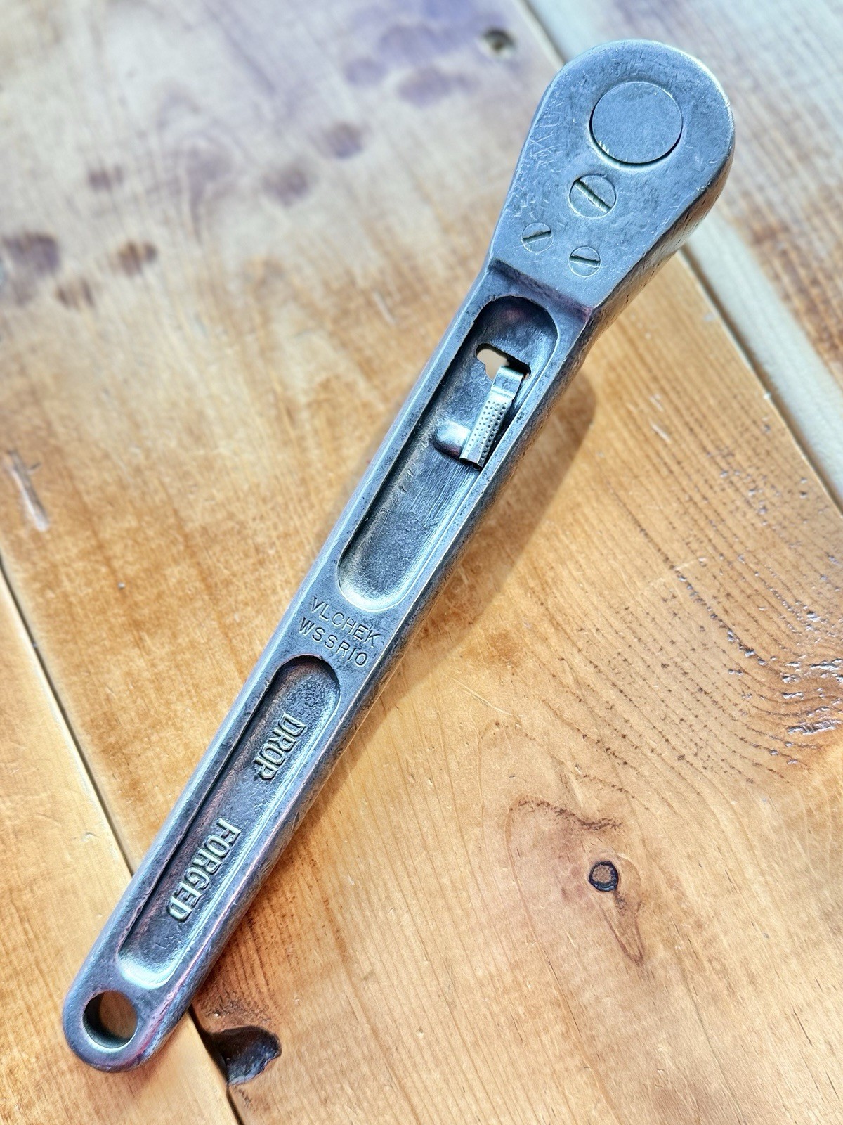 Vintage Vlchek WSSR10 1/2” Drive Ratchet Wrench Serviced & Cleaned Works Smooth Vintage Vlchek WSSR10 1/2” Drive Ratchet Wrench Serviced & Cleaned Works Smooth