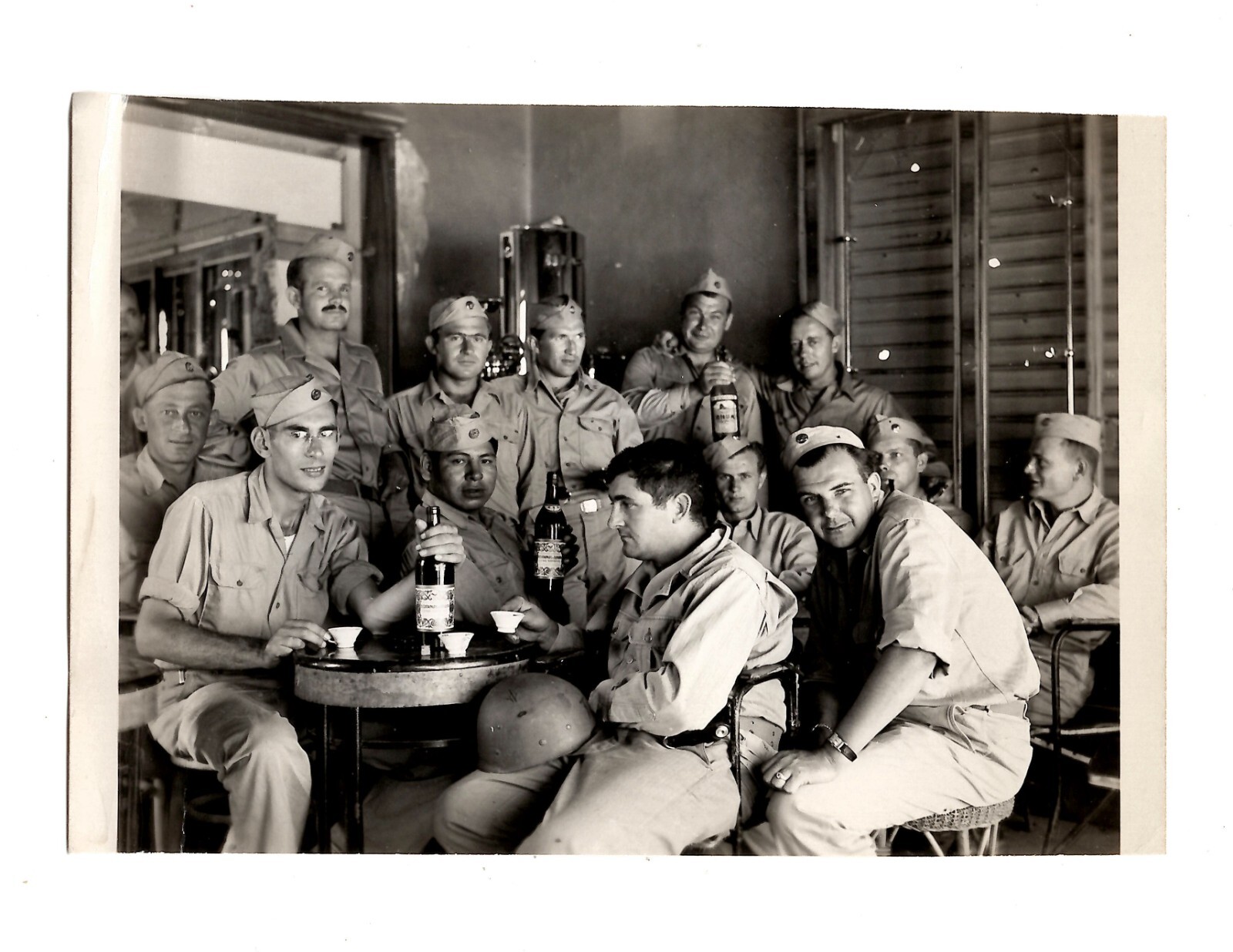 WWII WW2 Original Photo Soldiers Stopping for a Cold One 1940s (Pls READ) WWII WW2 Original Photo Soldiers Stopping for a Cold One 1940s (Pls READ)