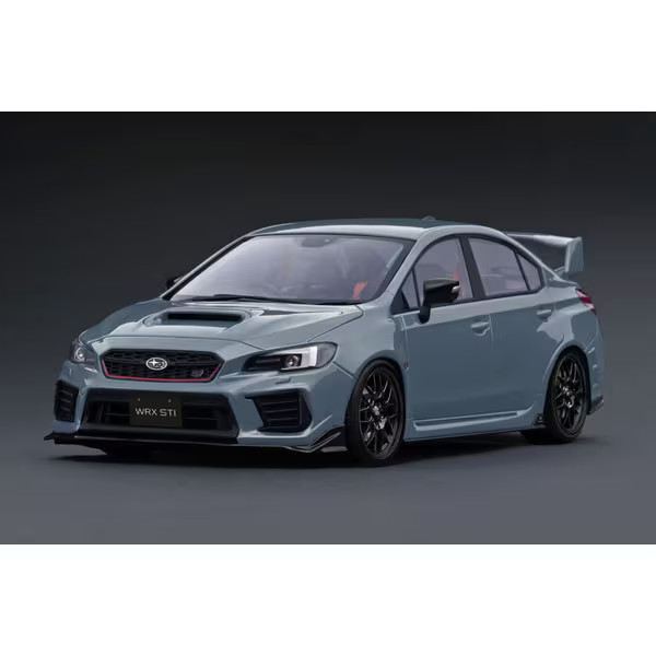 IG3612 1/18 Subaru WRX CBA-VAB STI Gray Khaki [Resin Cast Mini Car]