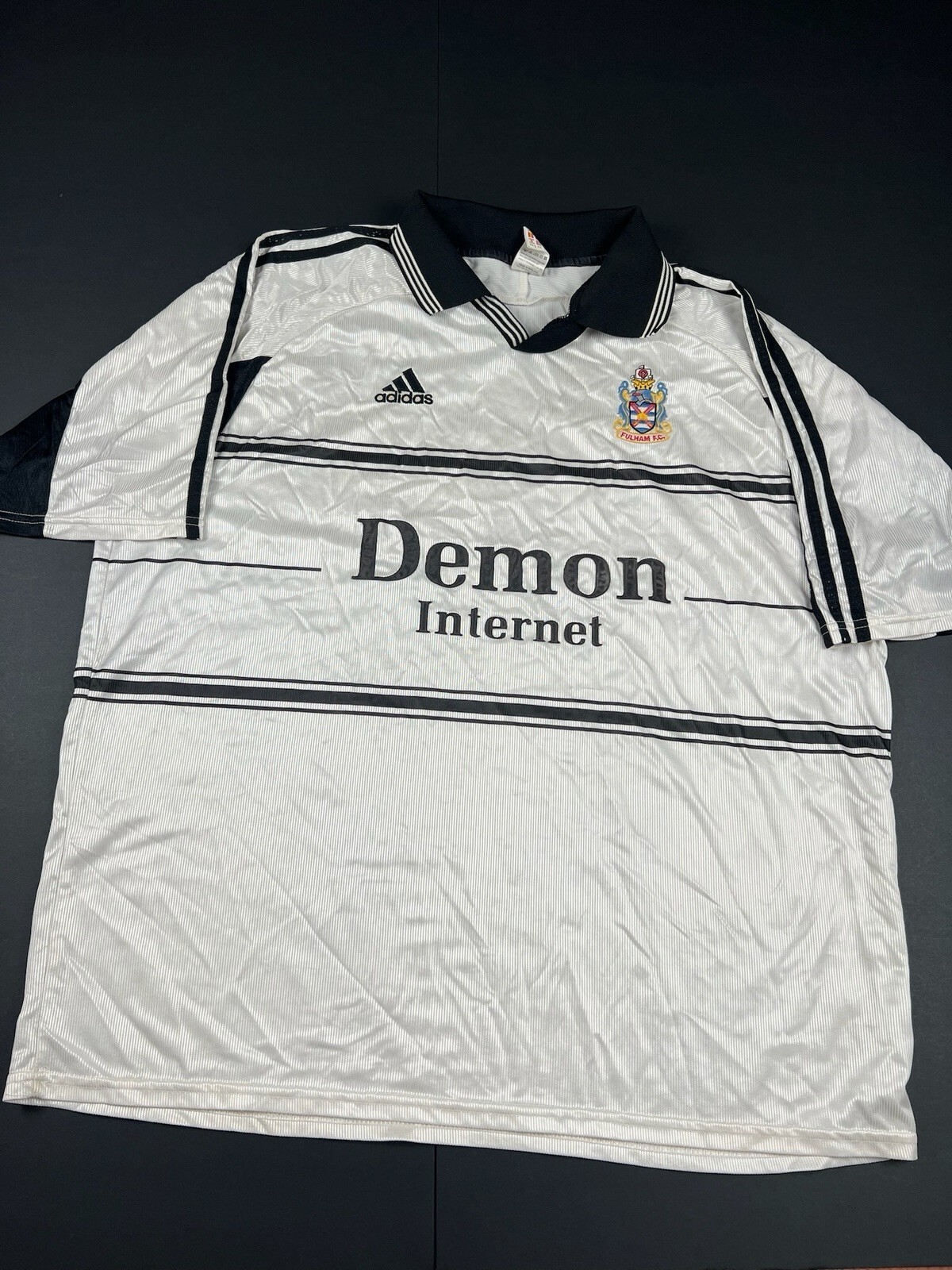 Authentic Original Adidas Fulham 1999/2000 Home Shirt Men’s XXL (2391)
