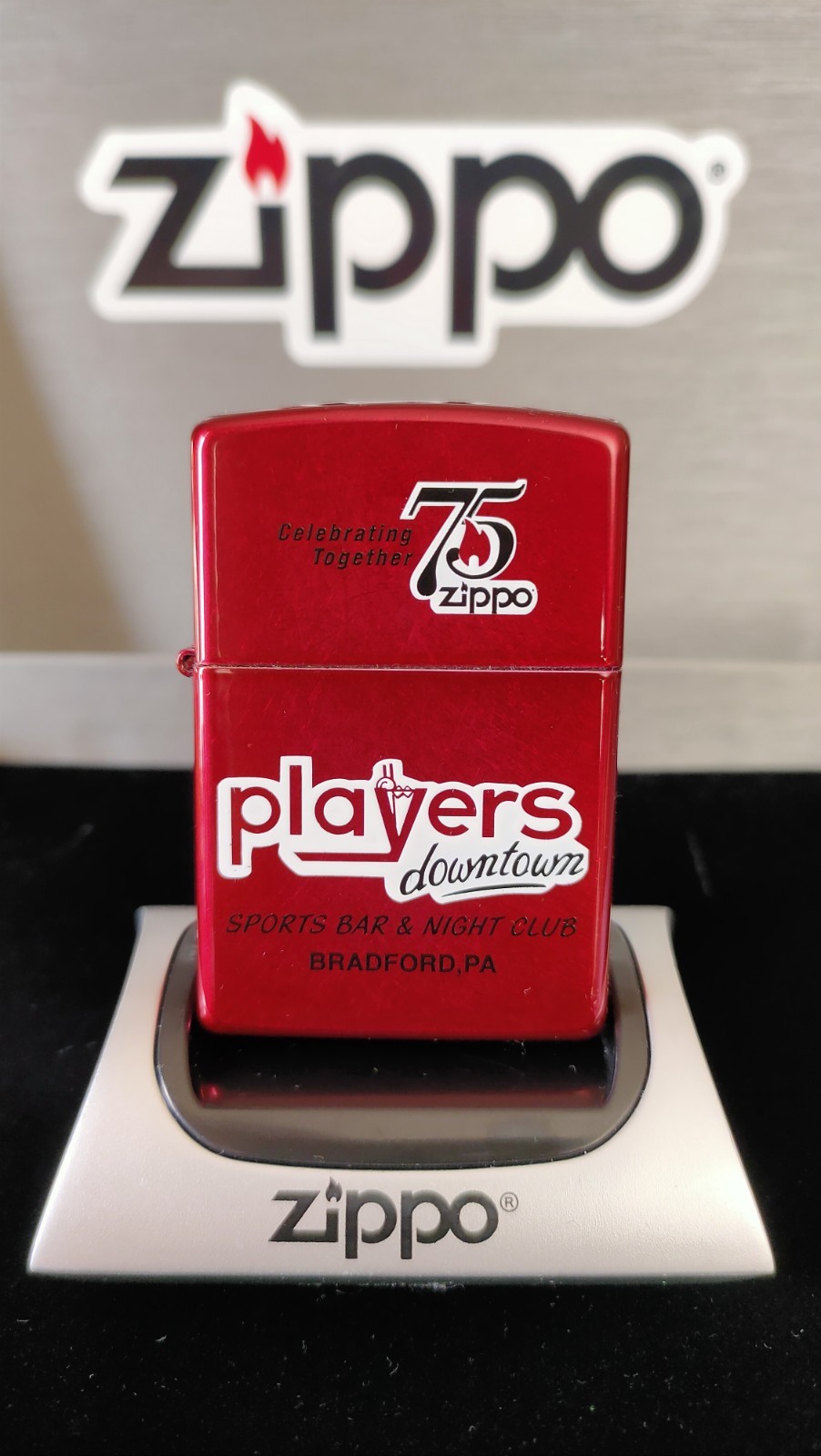 ZIPPO 7th Anniv Players Downtown Sports Bar & Night Club Lighter. 51/100. 2007/N
