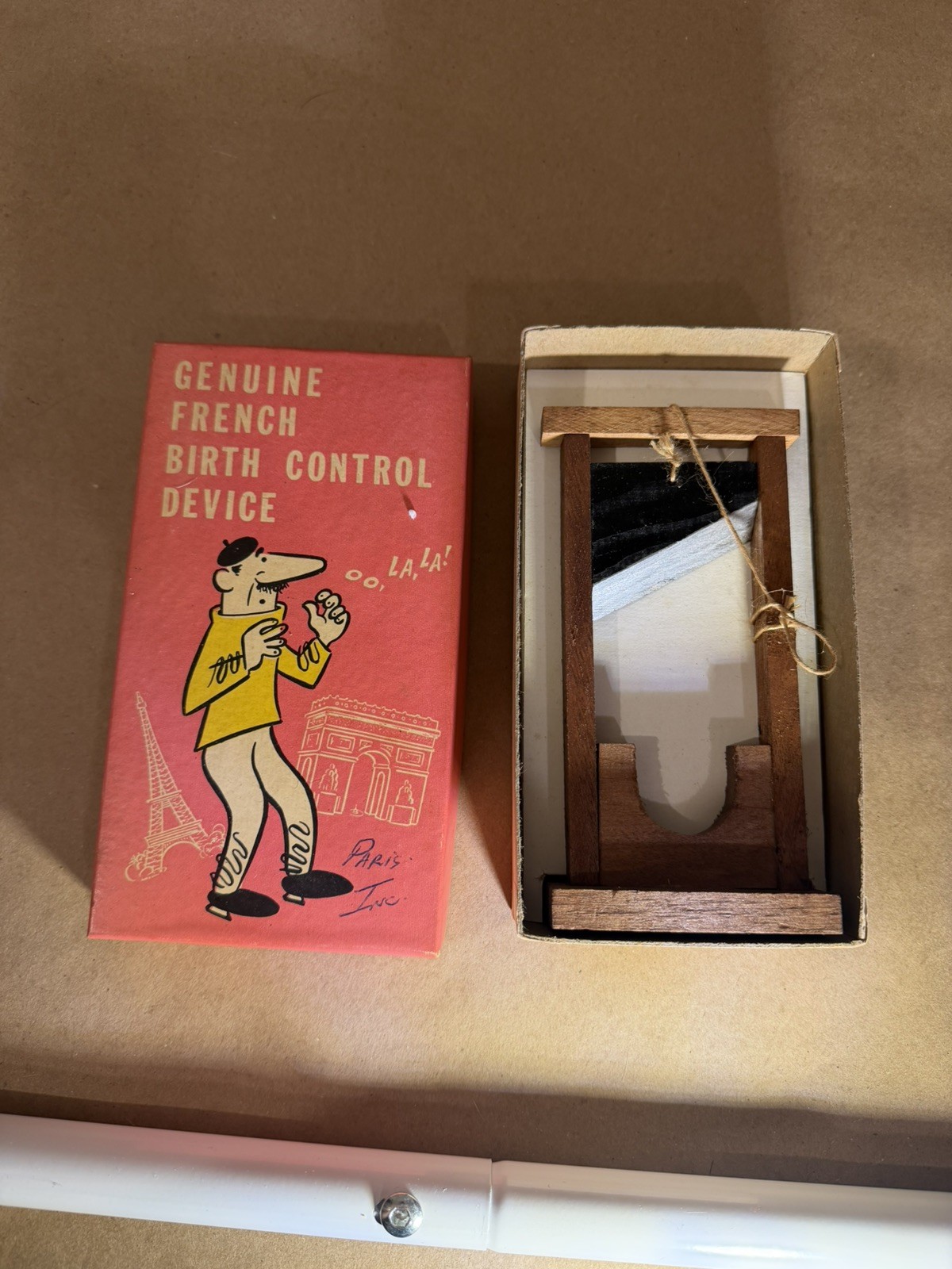 Vintage Franko American Novelty Gift Genuine French Birth Control Device 1969