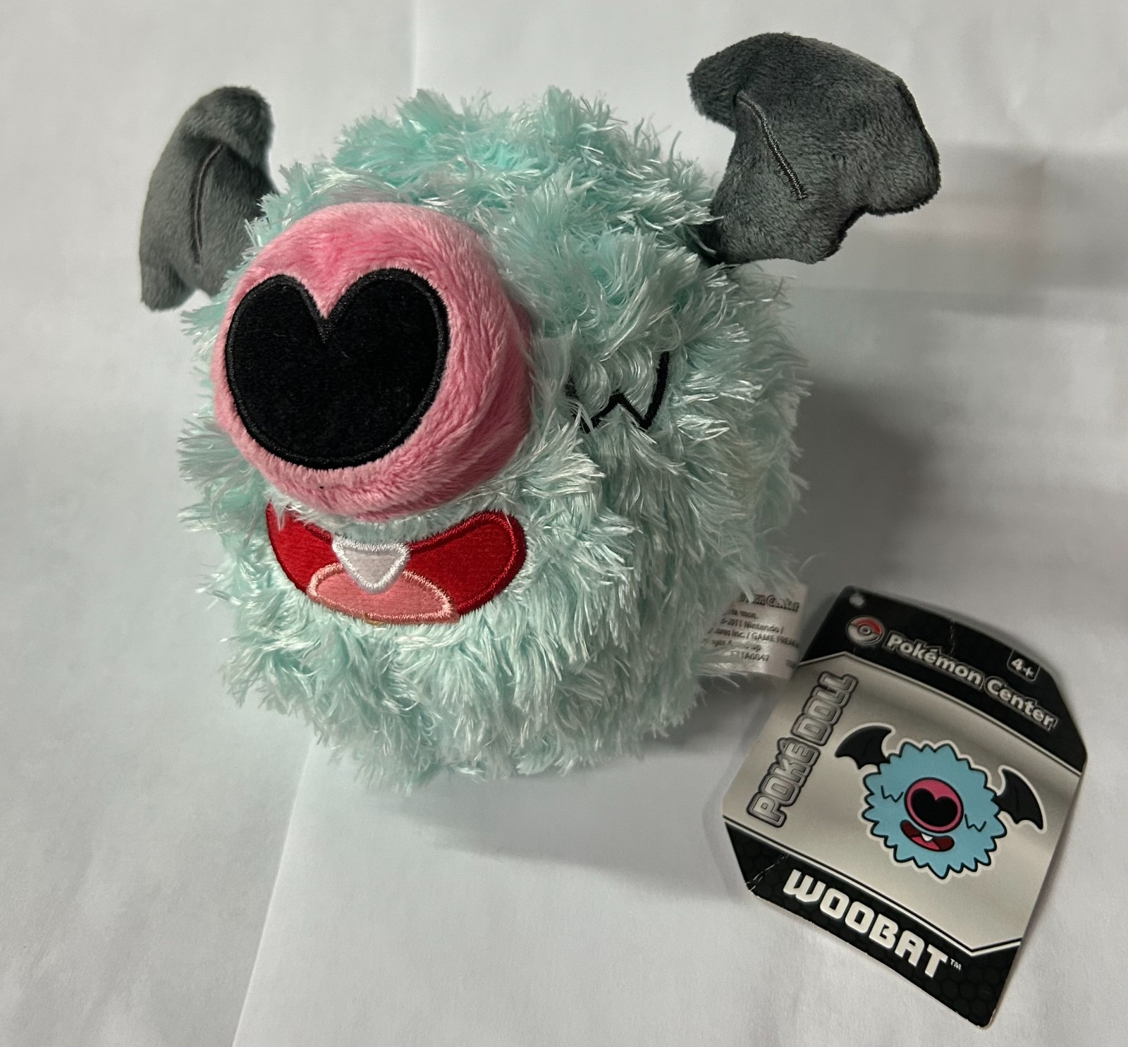US Pokemon Center Poke Doll Woobat 2011 New With Tag