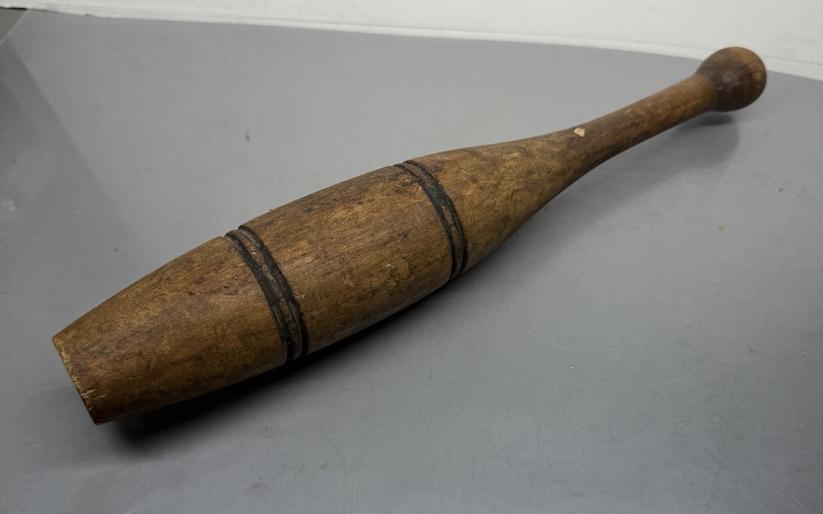 Vintage Wooden Exercise Pin or Juggling Pin